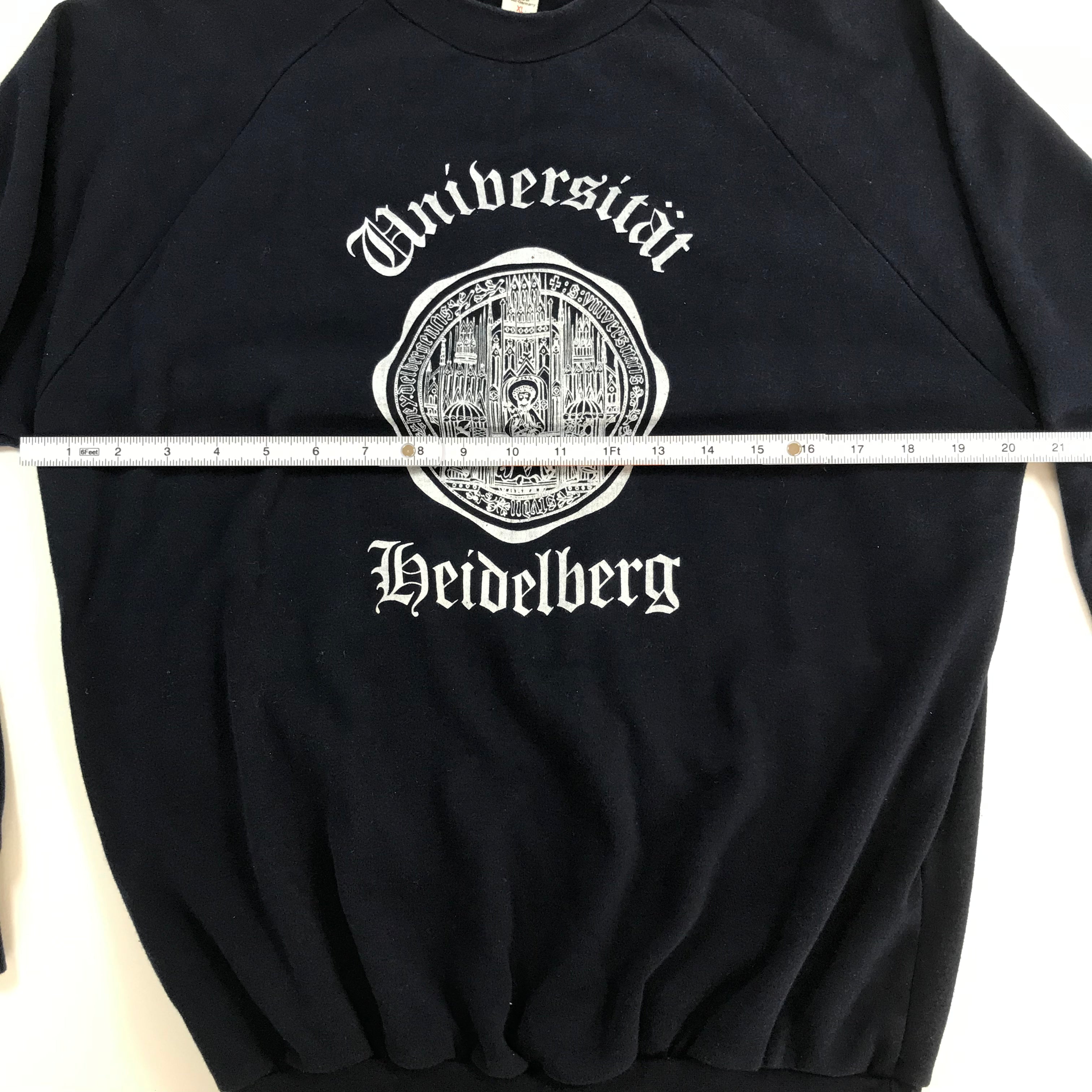 80s University of Heidelberg Raglan Crewneck - XL