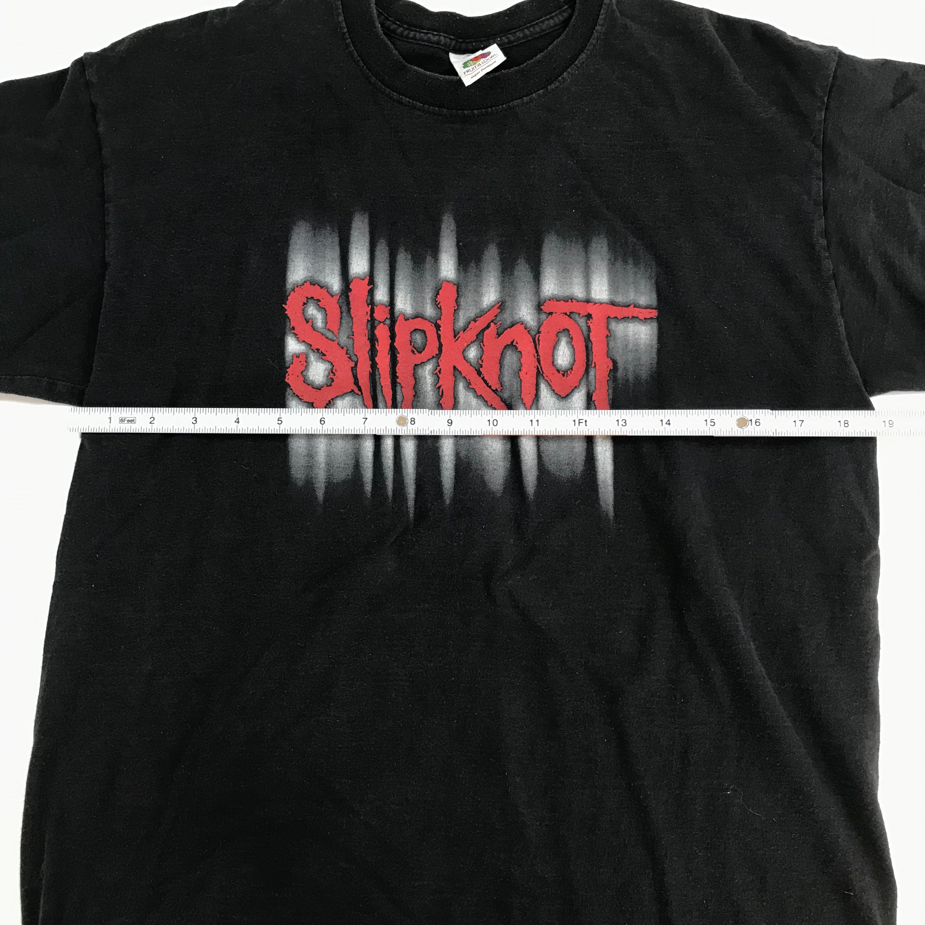 Y2K Slipknot Barcode Tee Concert Bootleg - M