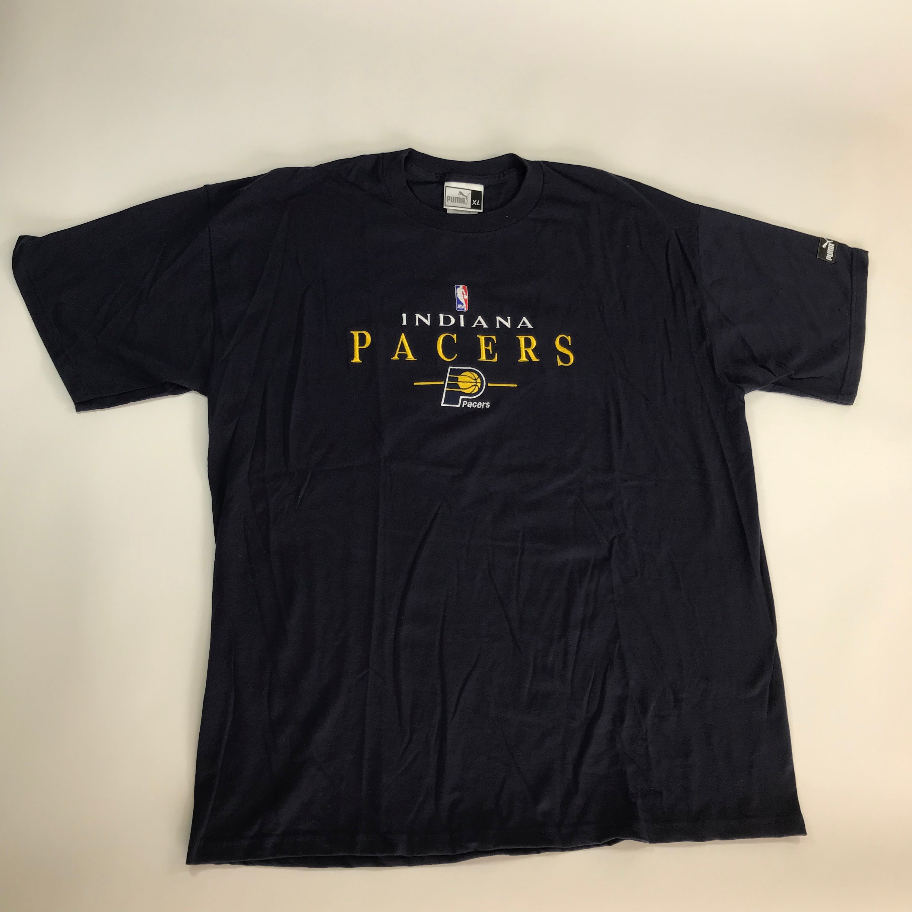 90s Puma Embroidered Indiana Pacers Tee - XL