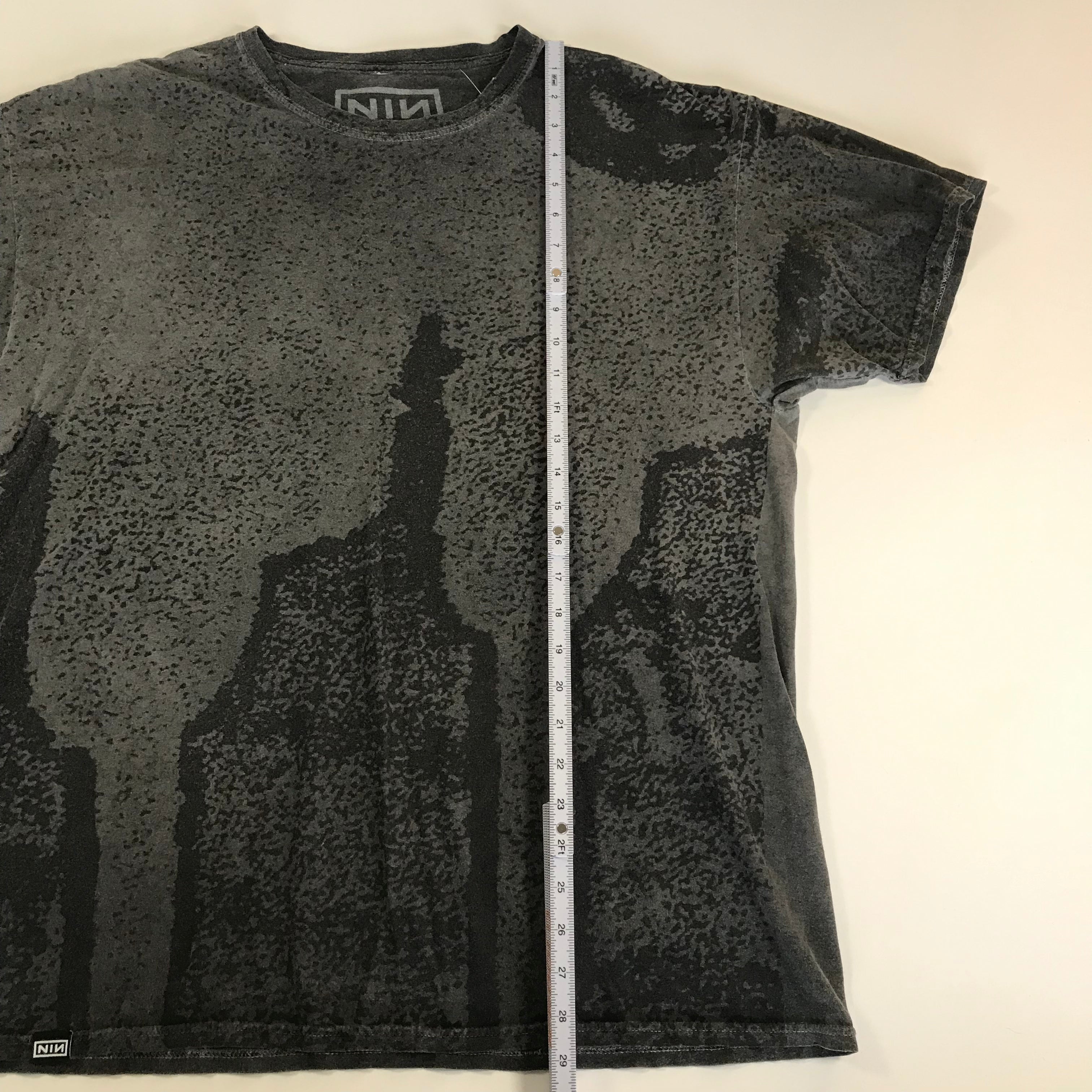 2000s Nine Inch Nails AOP shirt - XL