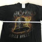 90s Faded AC/DC Hells Bells Big Print Tee - XL miUSA