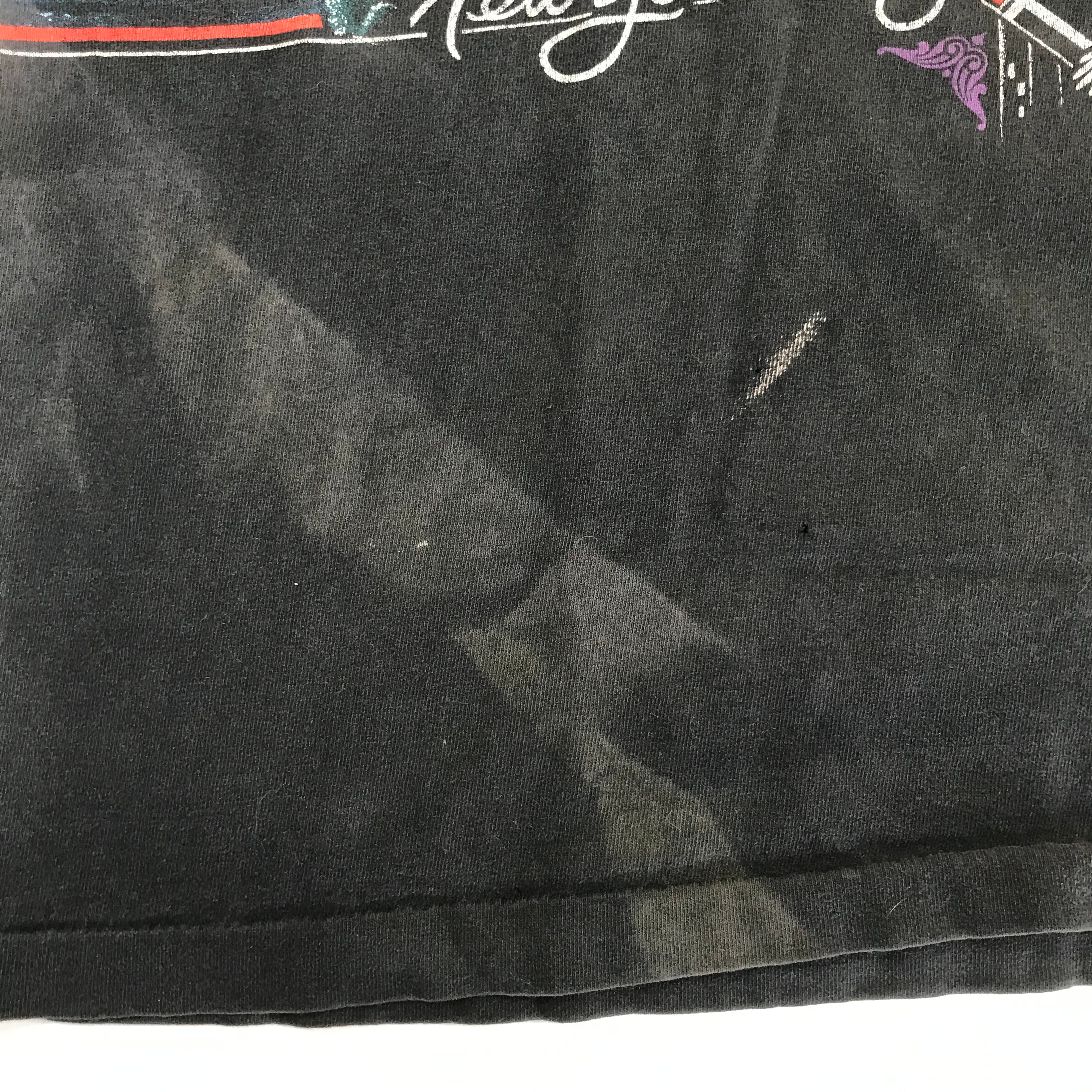 90s Single Stitch San Segal NY Skyline AOP Tee - XL