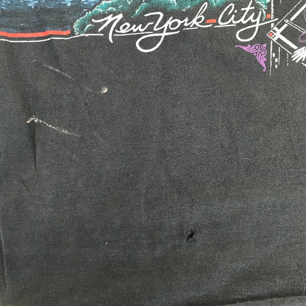 90s Single Stitch San Segal NY Skyline AOP Tee - XL