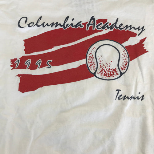 90s Columbia (TN) Academy Tennis Russell L/S Tee - L miUSA