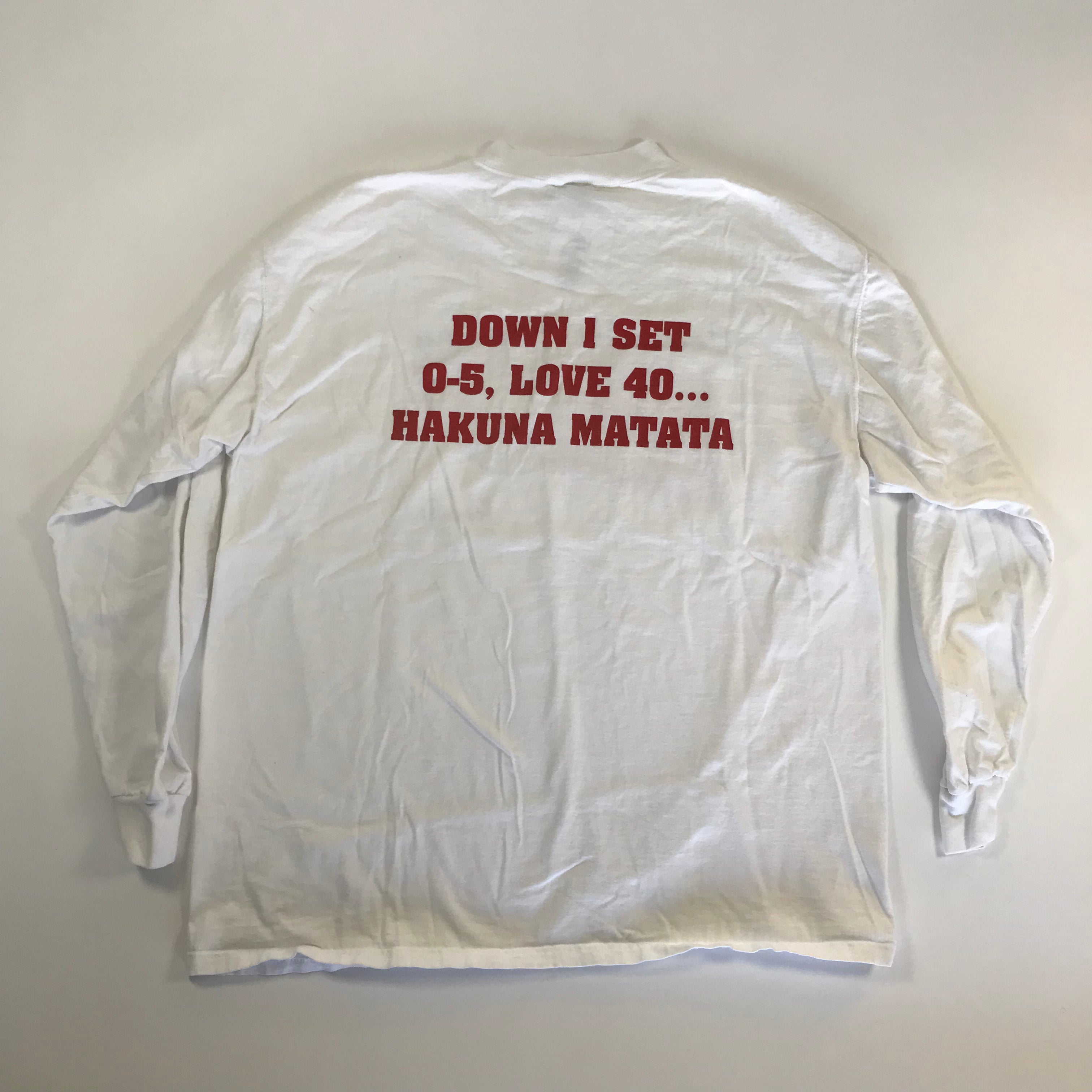 90s Columbia (TN) Academy Tennis Russell L/S Tee - L miUSA