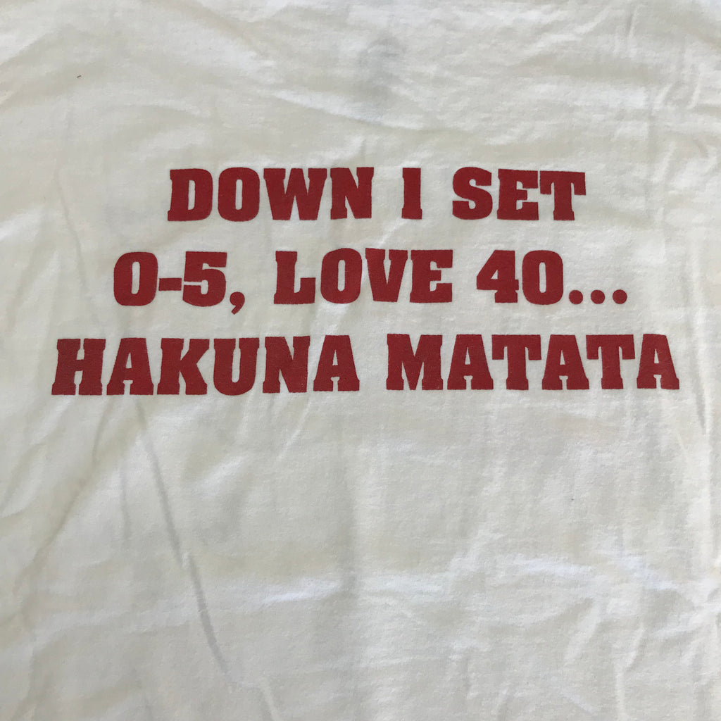 90s Columbia (TN) Academy Tennis Russell L/S Tee - L miUSA
