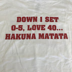 90s Columbia (TN) Academy Tennis Russell L/S Tee - L miUSA