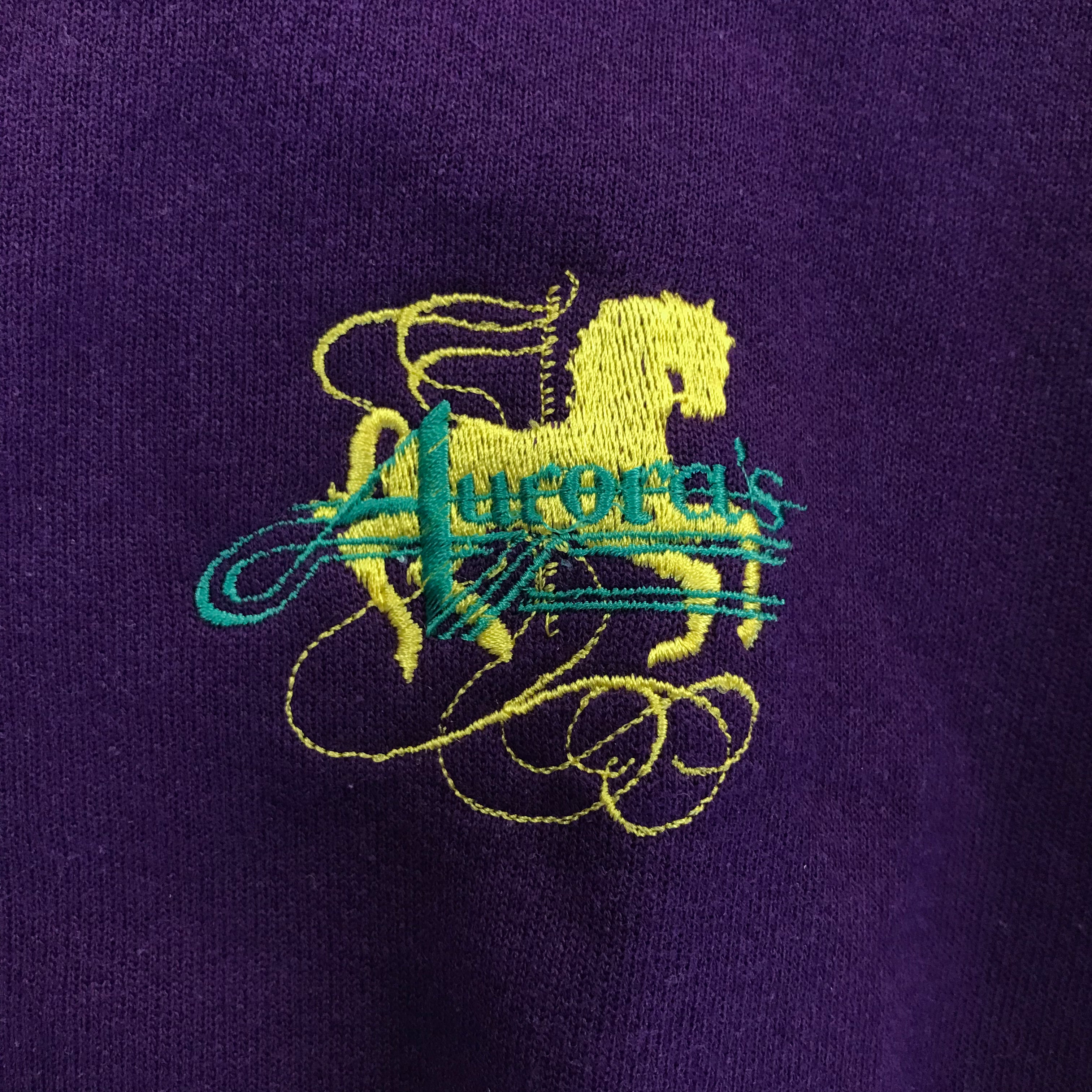90s DEADSTOCK Aurora's Pizza & Spaghetti House Crewneck - XL