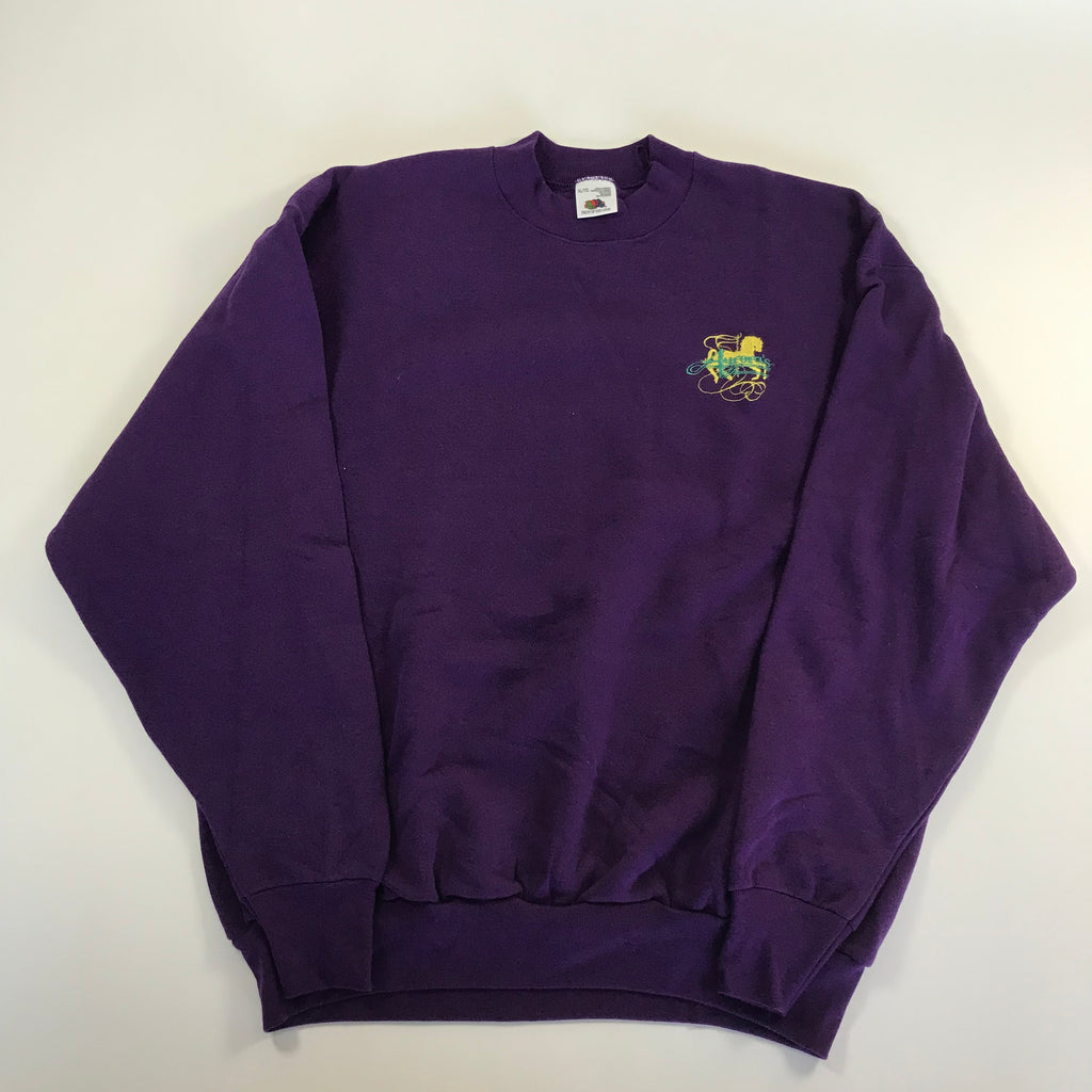 90s DEADSTOCK Aurora's Pizza & Spaghetti House Crewneck - XL