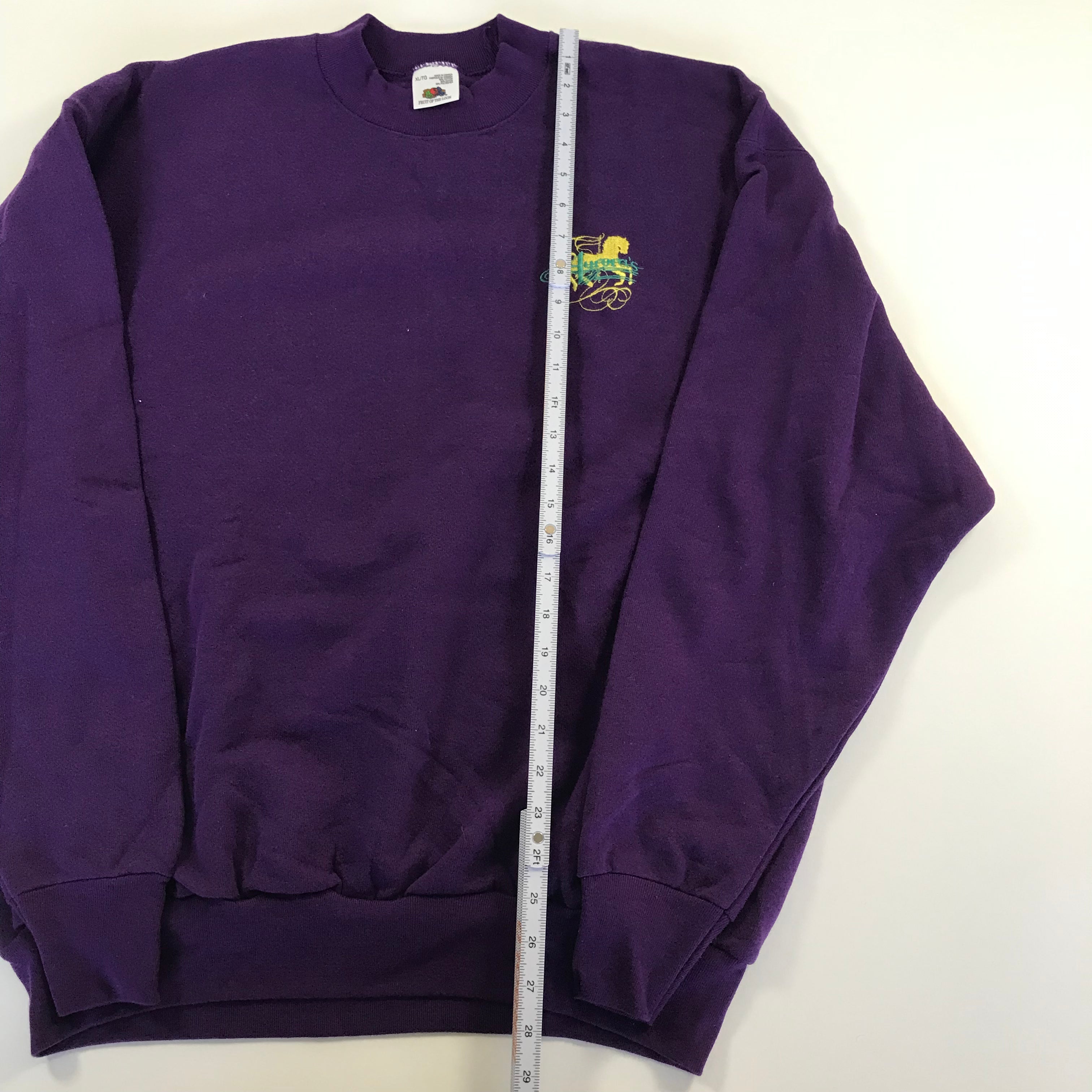 90s DEADSTOCK Aurora's Pizza & Spaghetti House Crewneck - XL