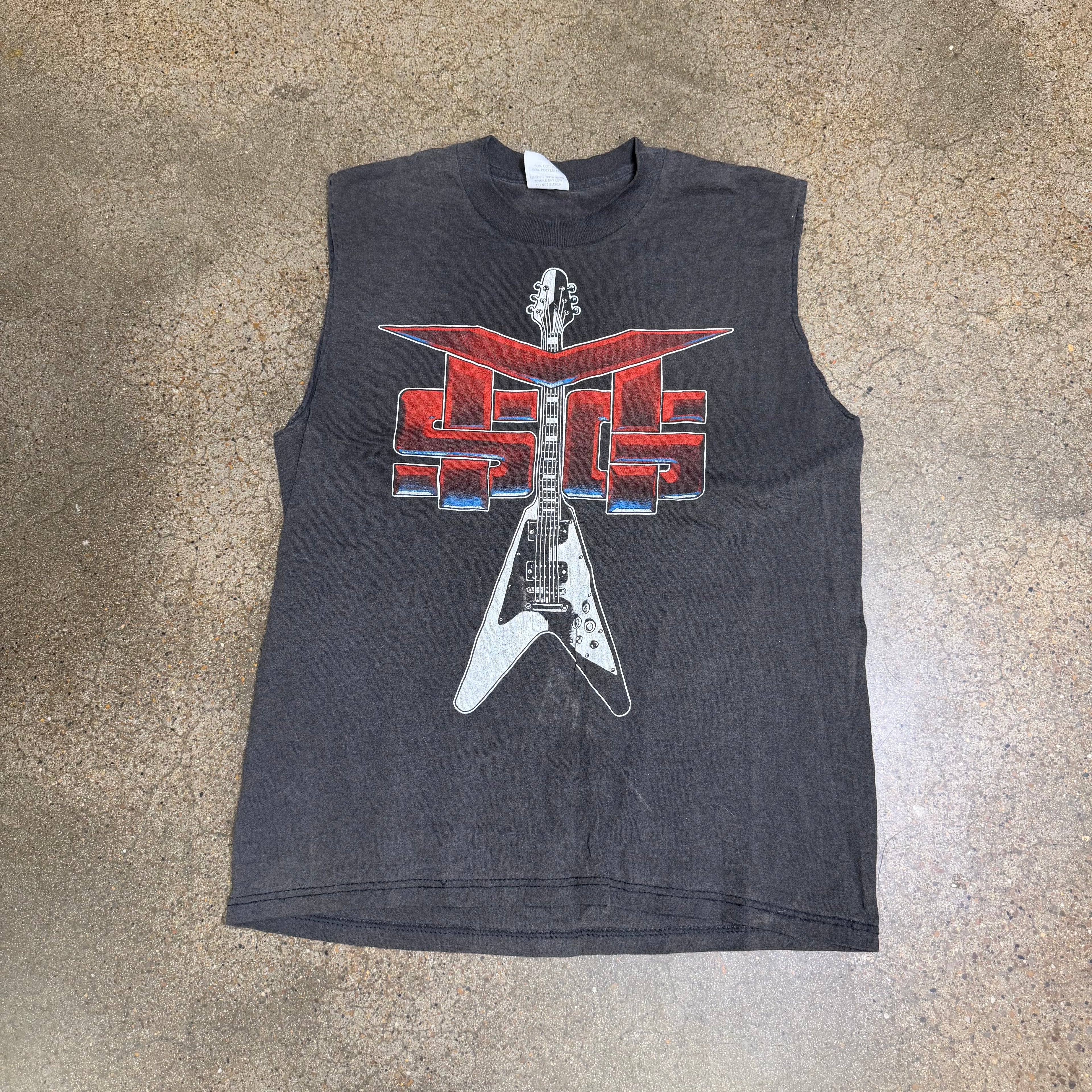 1987 McAuley Schenker Group Muscle Tee - M miUSA