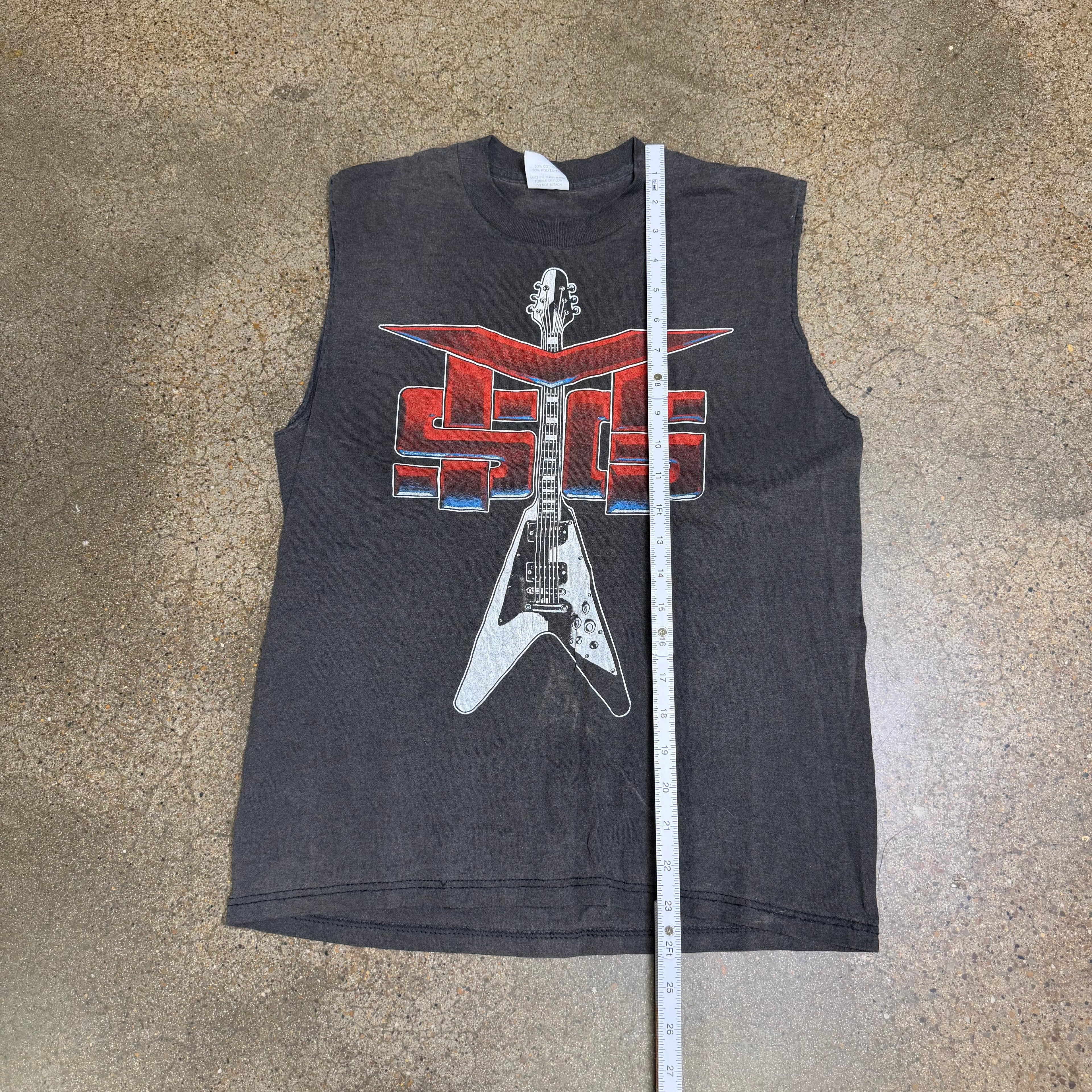 1987 McAuley Schenker Group Muscle Tee - M miUSA