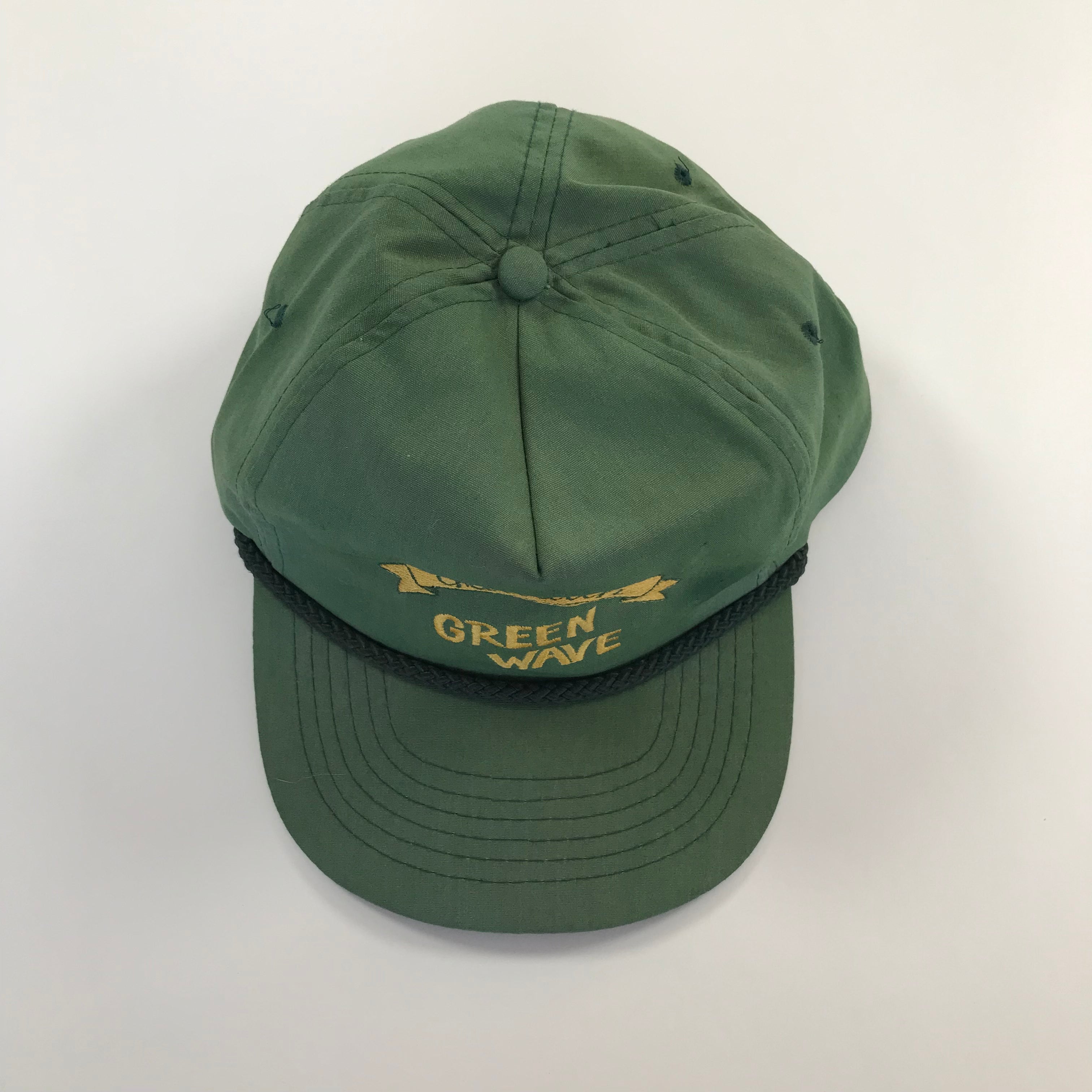 80s/90s Sunfaded Gallatin Green Wave Slider Back