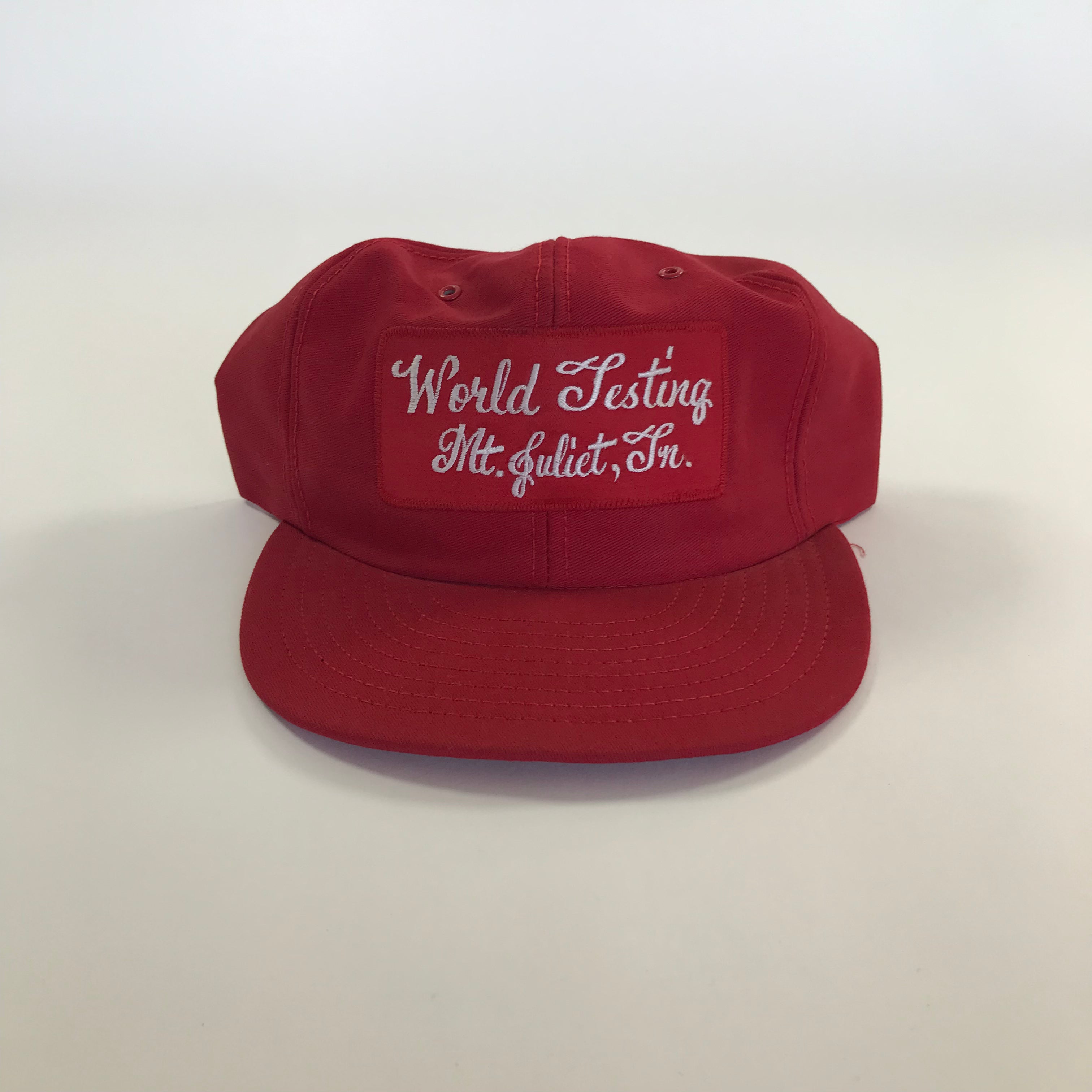 80s Mt. Juliet World Testing Patch Snapback miUSA