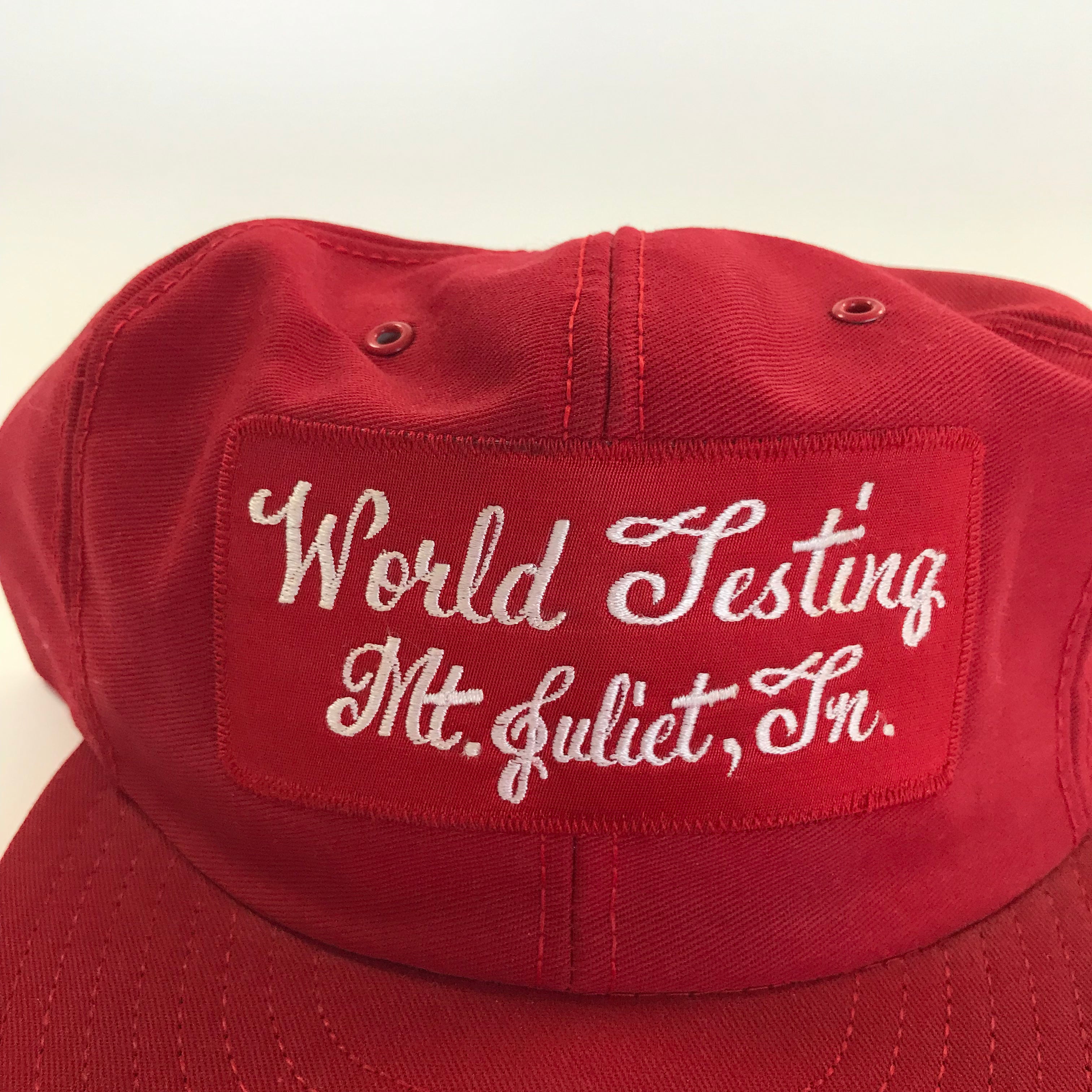 80s Mt. Juliet World Testing Patch Snapback miUSA