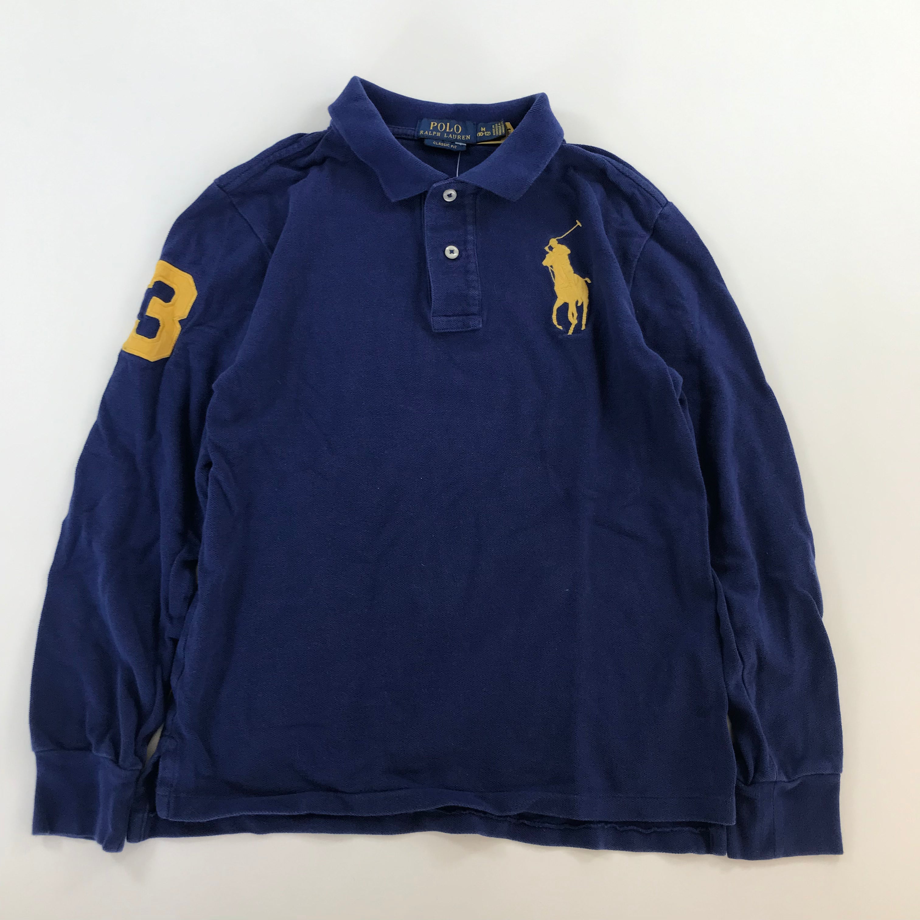 KIDS Ralph Lauren Big Pony L/S Rugby - Youth M 10-12