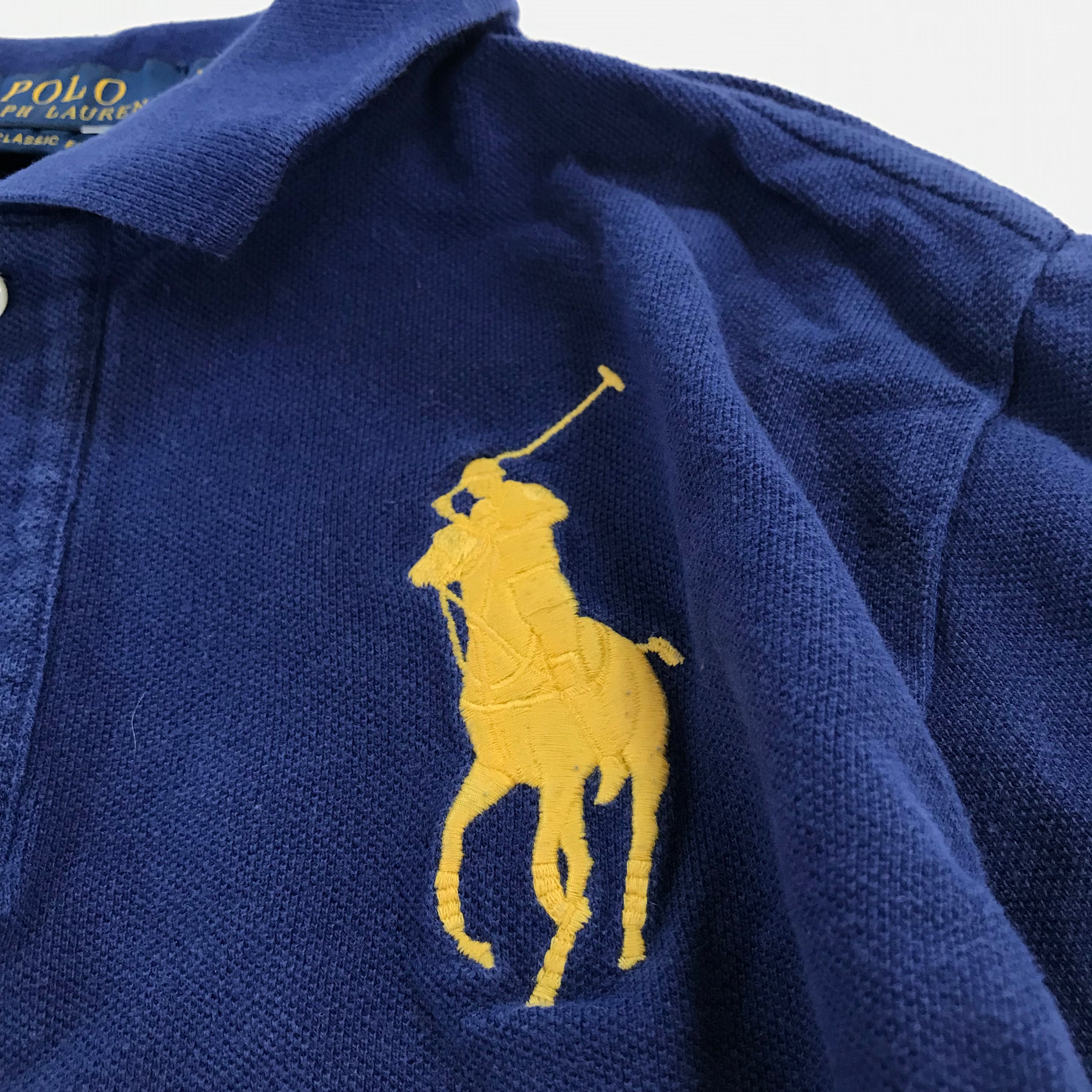 KIDS Ralph Lauren Big Pony L/S Rugby - Youth M 10-12