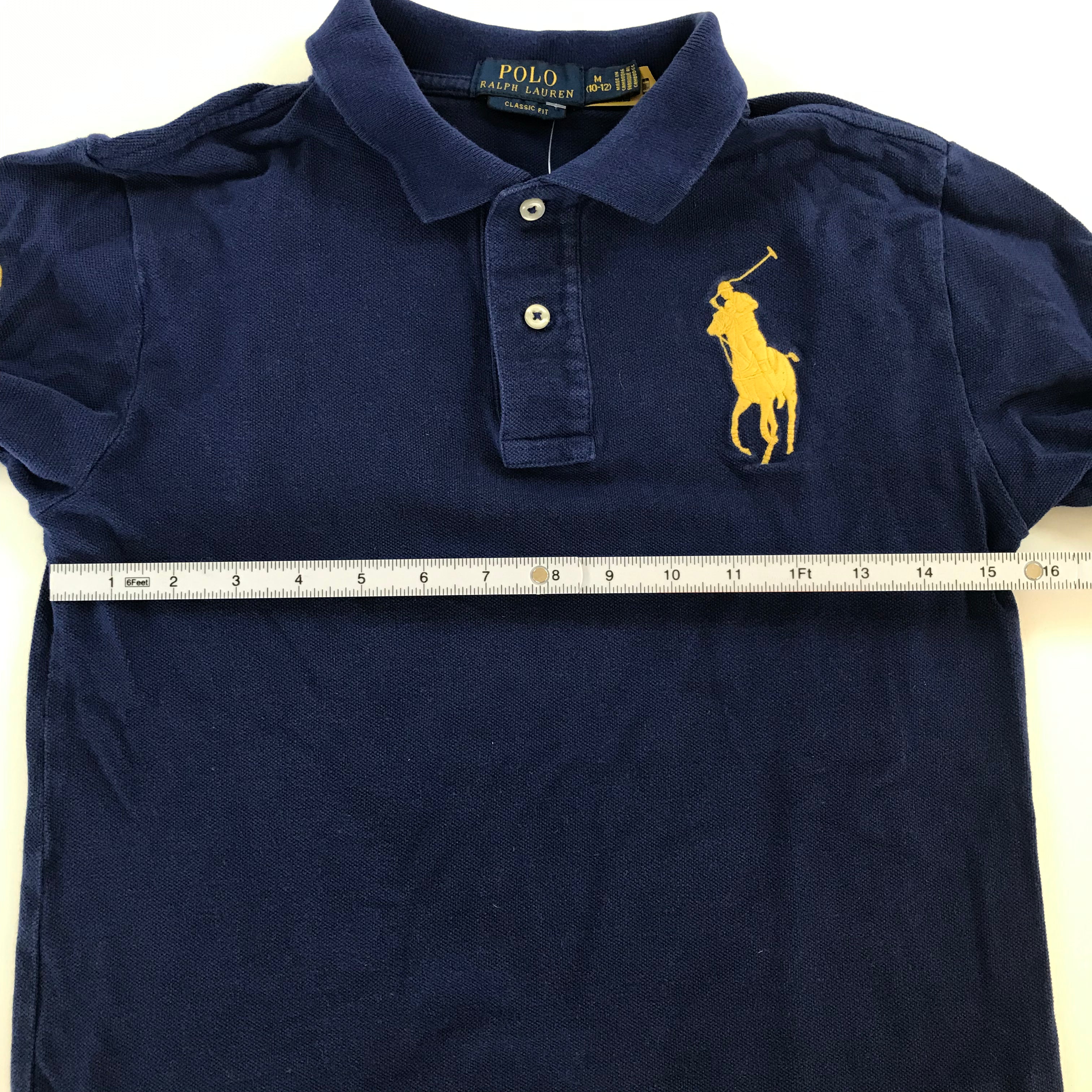 KIDS Ralph Lauren Big Pony L/S Rugby - Youth M 10-12