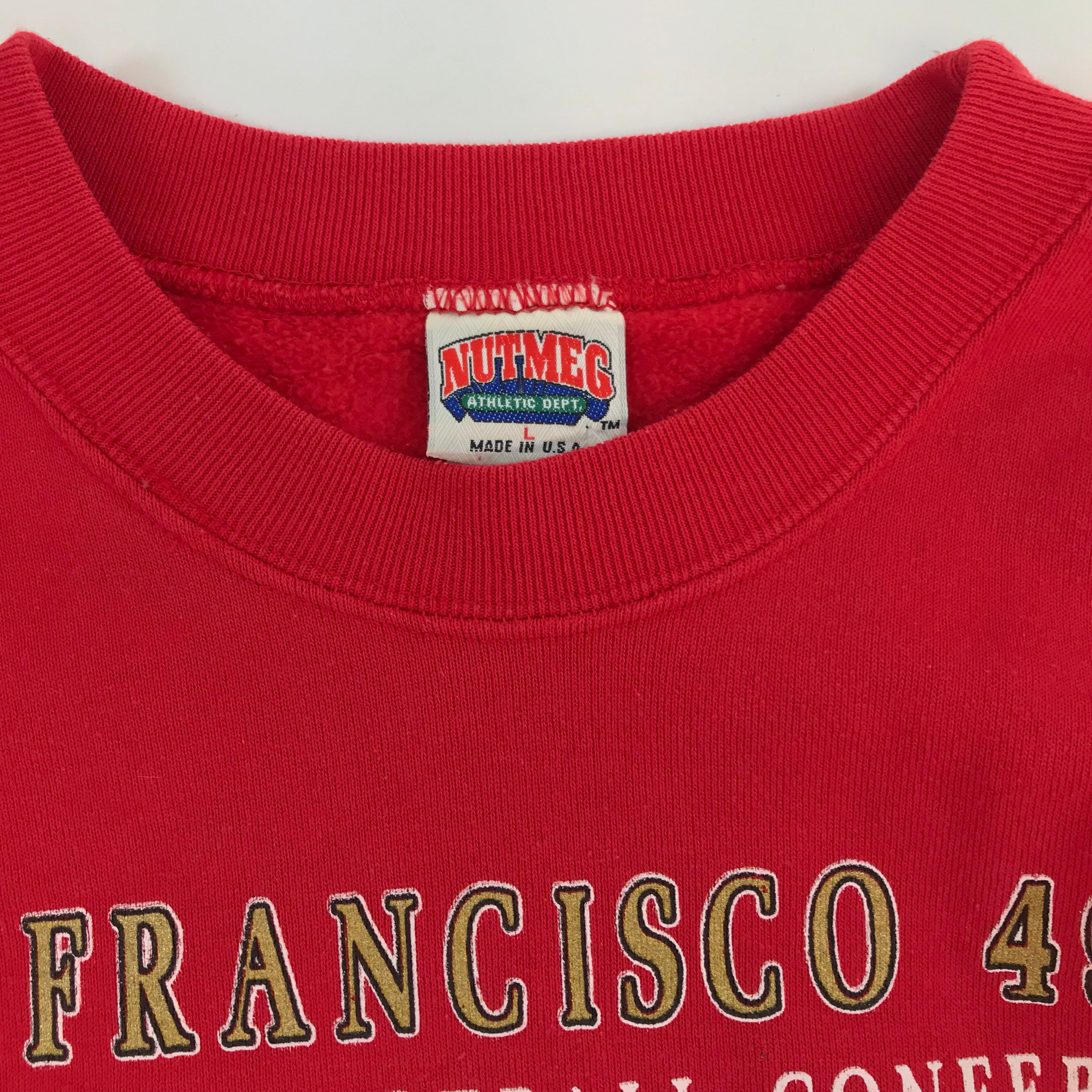 90s San Francisco 49ers Nutmeg Mills Crewneck - L miUSA
