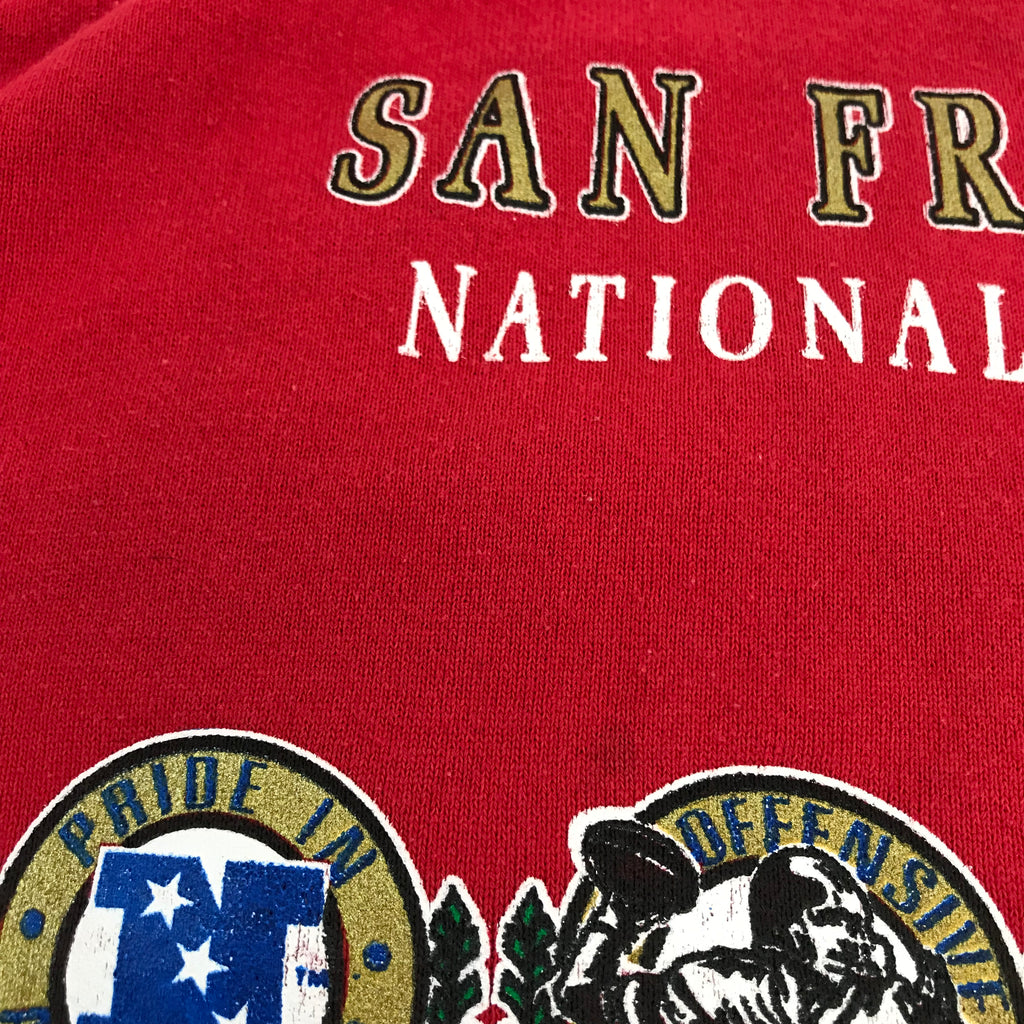 90s San Francisco 49ers Nutmeg Mills Crewneck - L miUSA
