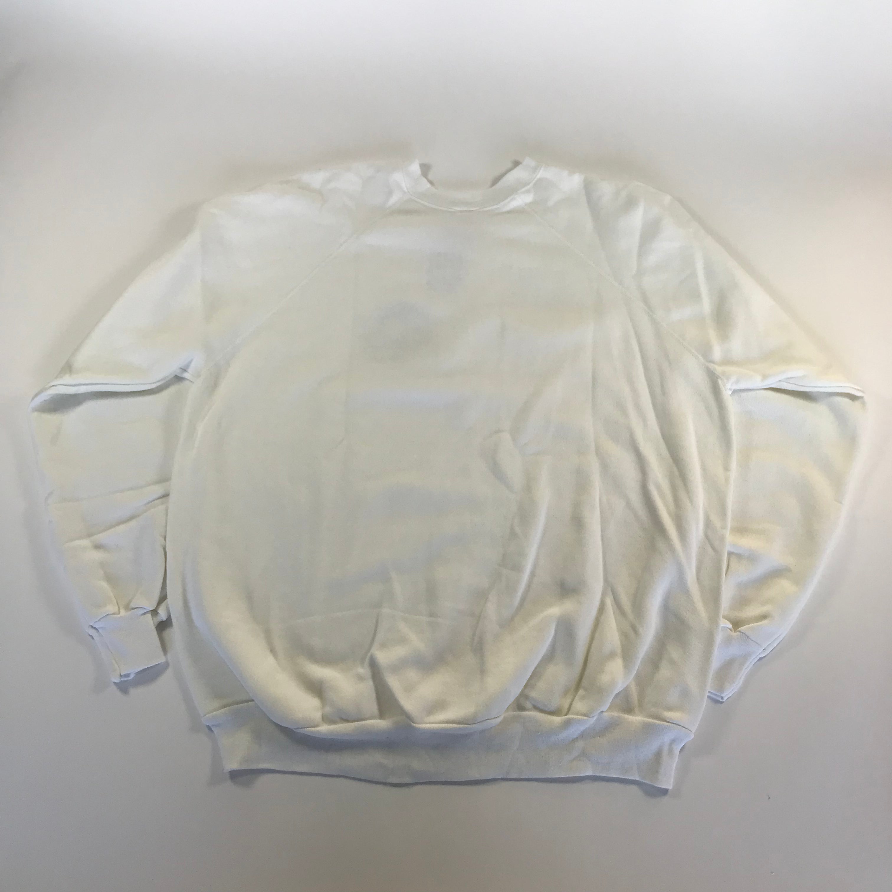 DEADSTOCK 90s Nashville Radio Tultex Raglan Crewneck - 2XL miUSA