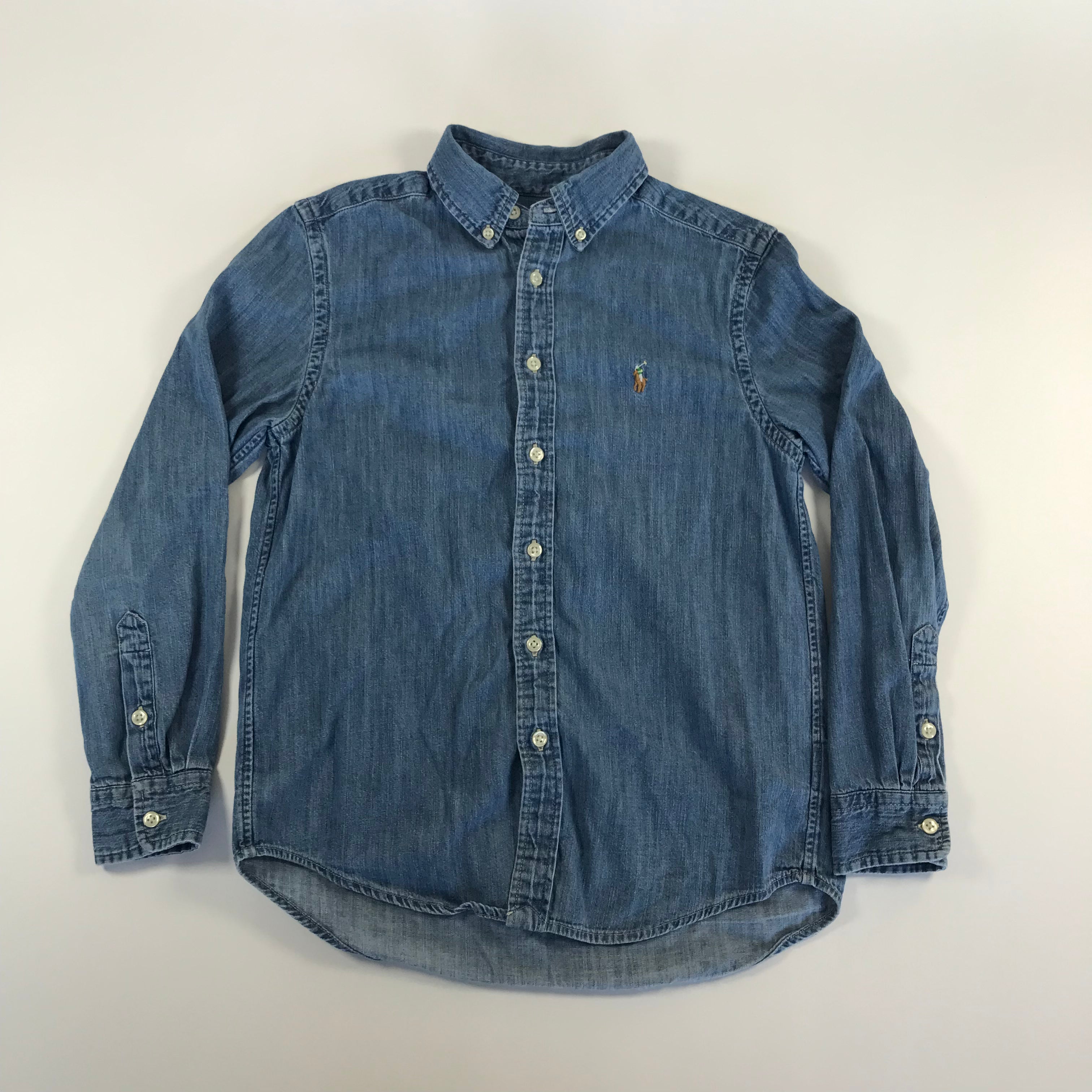 KIDS Ralph Lauren Denim Button Up - M 10/12