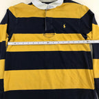 KIDS Ralph Lauren Navy Gold Rugby Polo - L 14/16