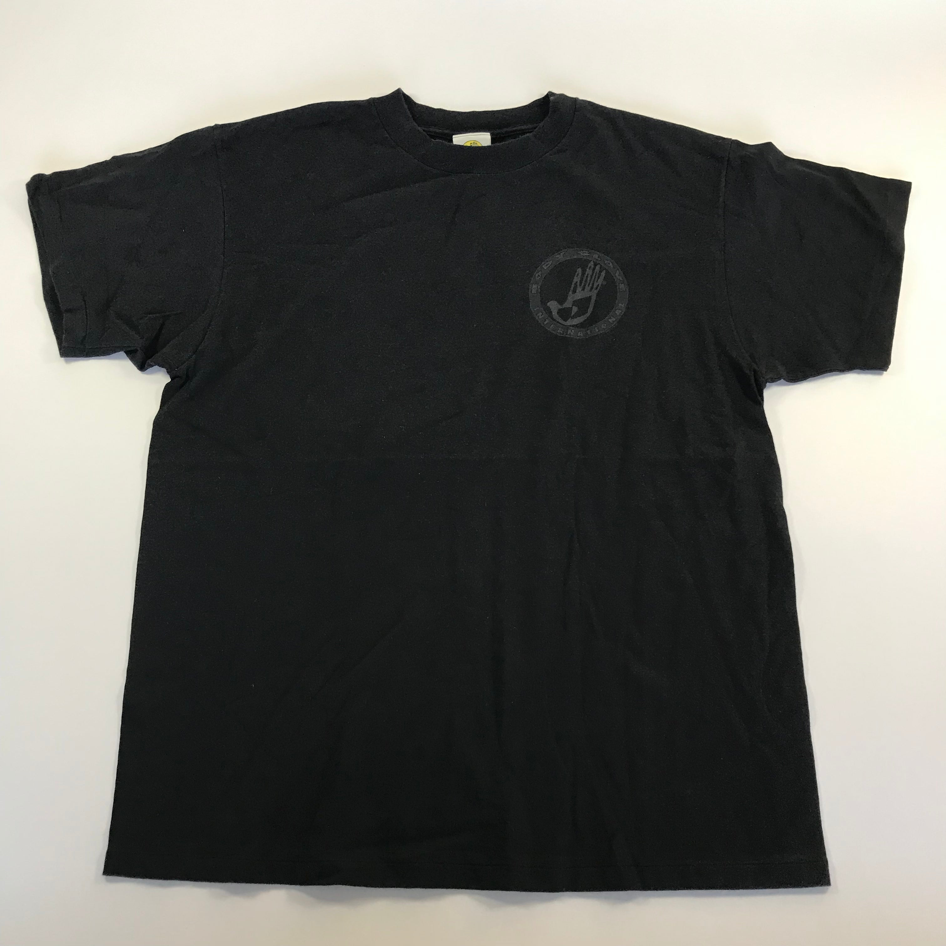 90s Single Stitch Body Glove Monochrome Logo Tee - XL miUSA