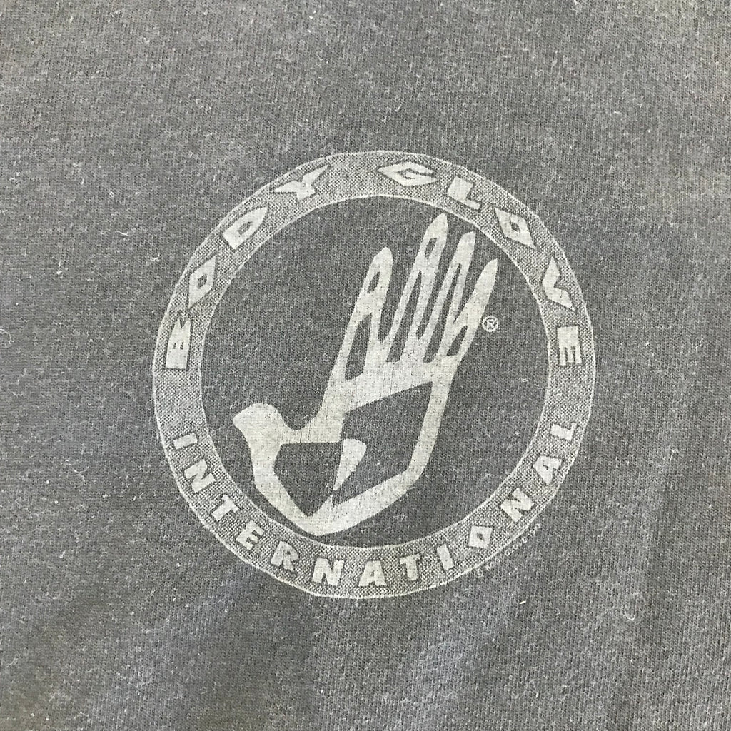 90s Single Stitch Body Glove Monochrome Logo Tee - XL miUSA