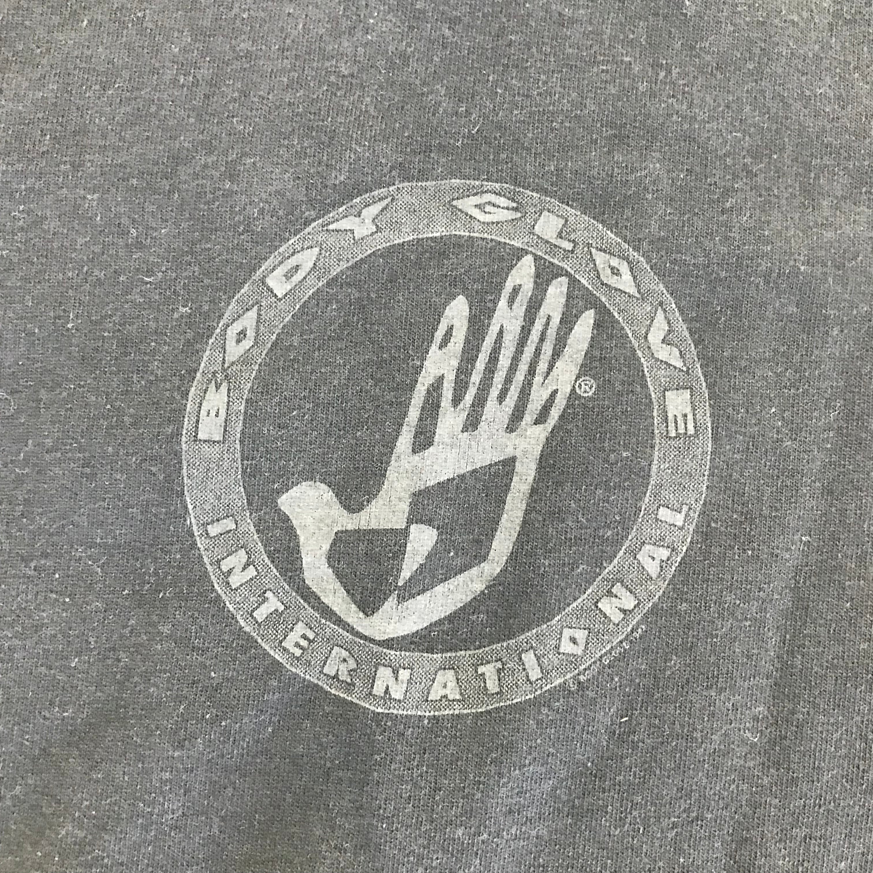 90s Single Stitch Body Glove Monochrome Logo Tee - XL miUSA