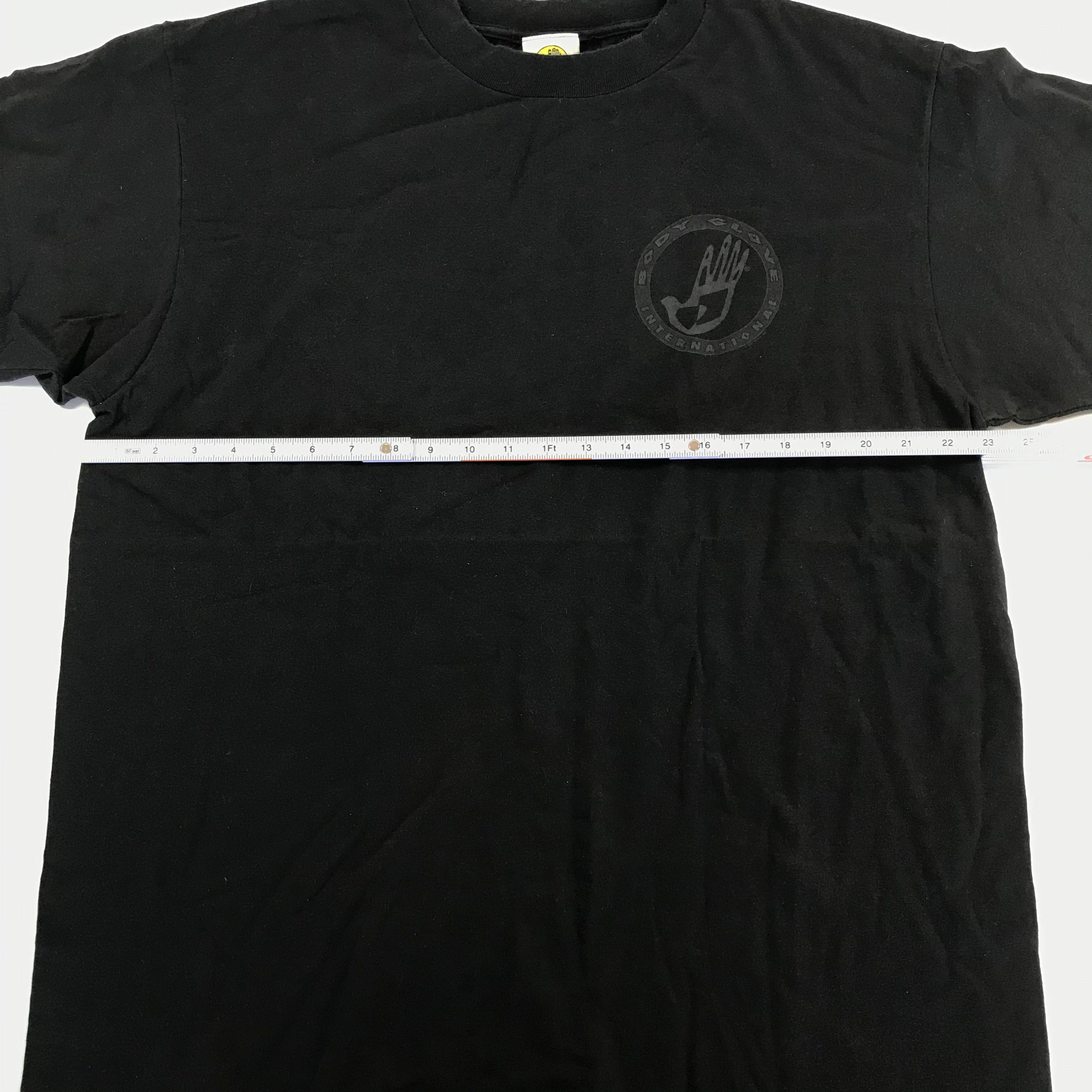 90s Single Stitch Body Glove Monochrome Logo Tee - XL miUSA