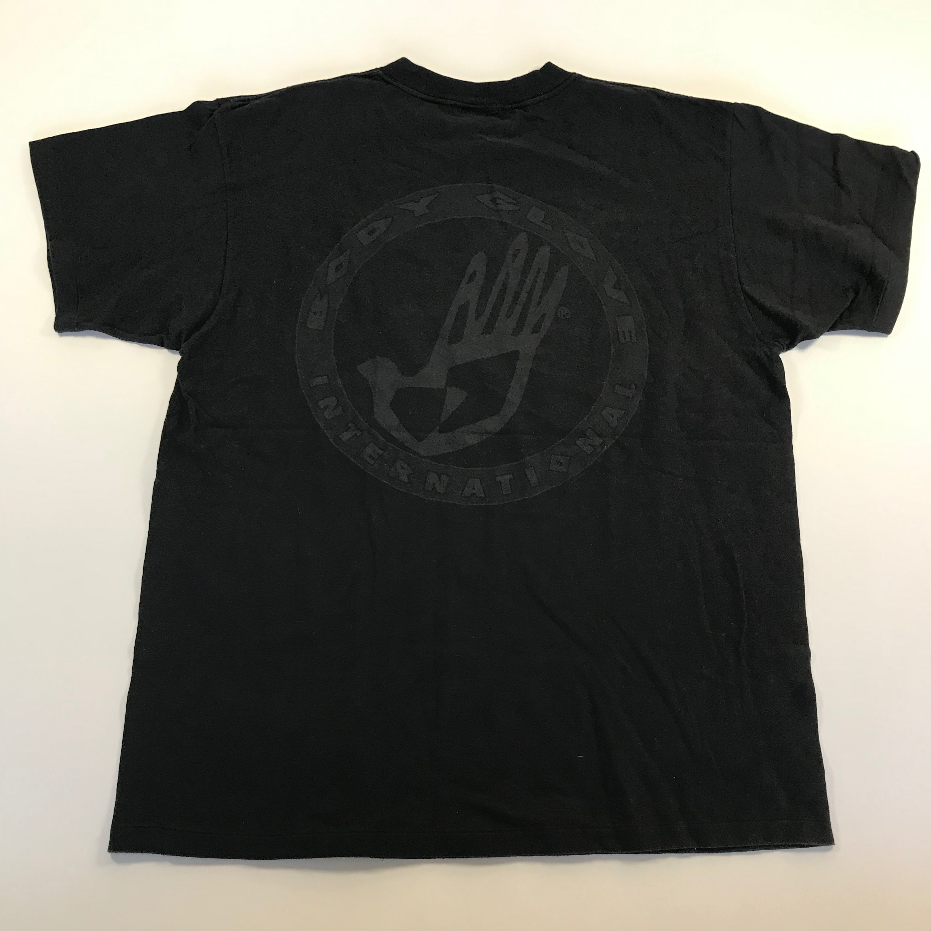 90s Single Stitch Body Glove Monochrome Logo Tee - XL miUSA