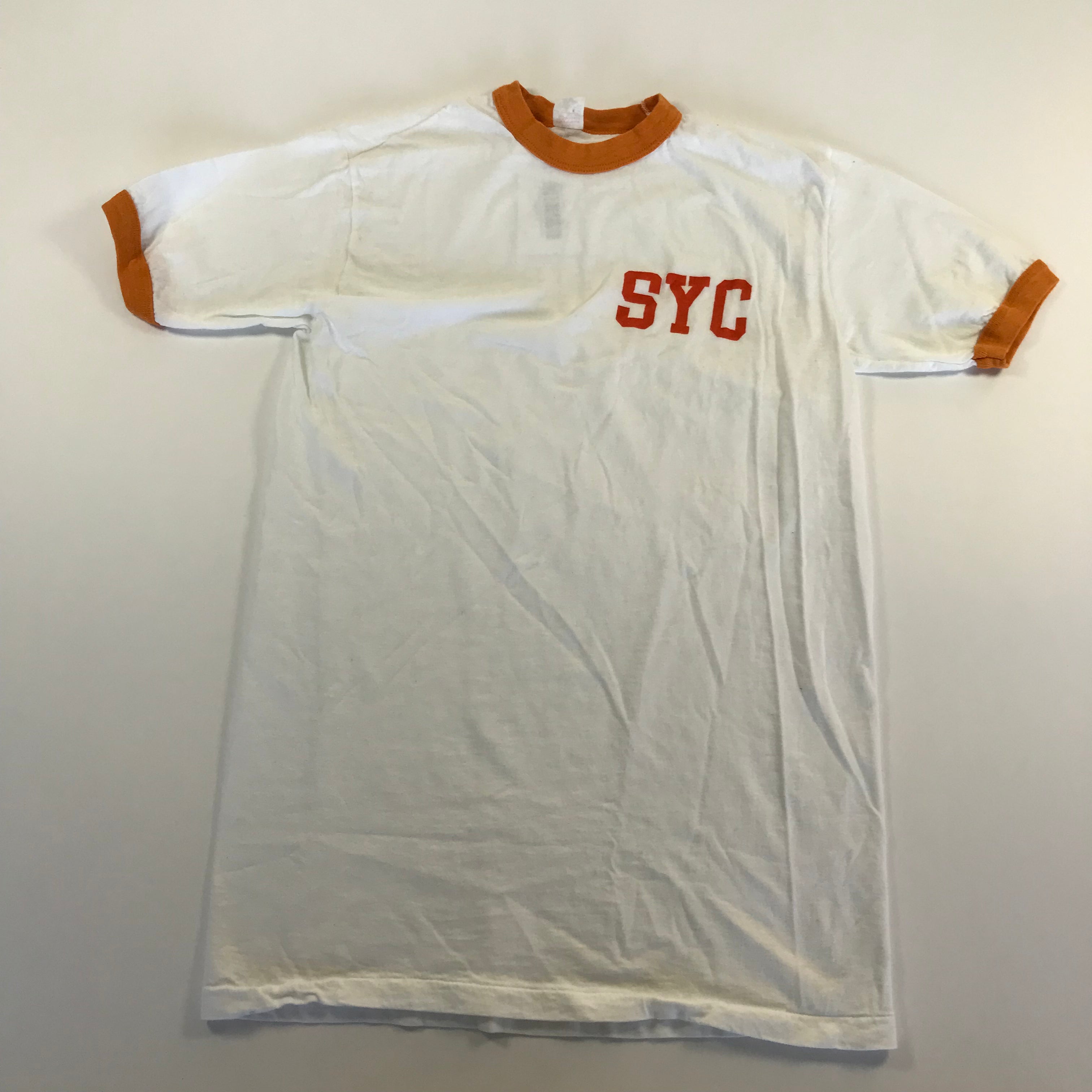 70s Southern Athletics Single Stitch Ringer Tee - M