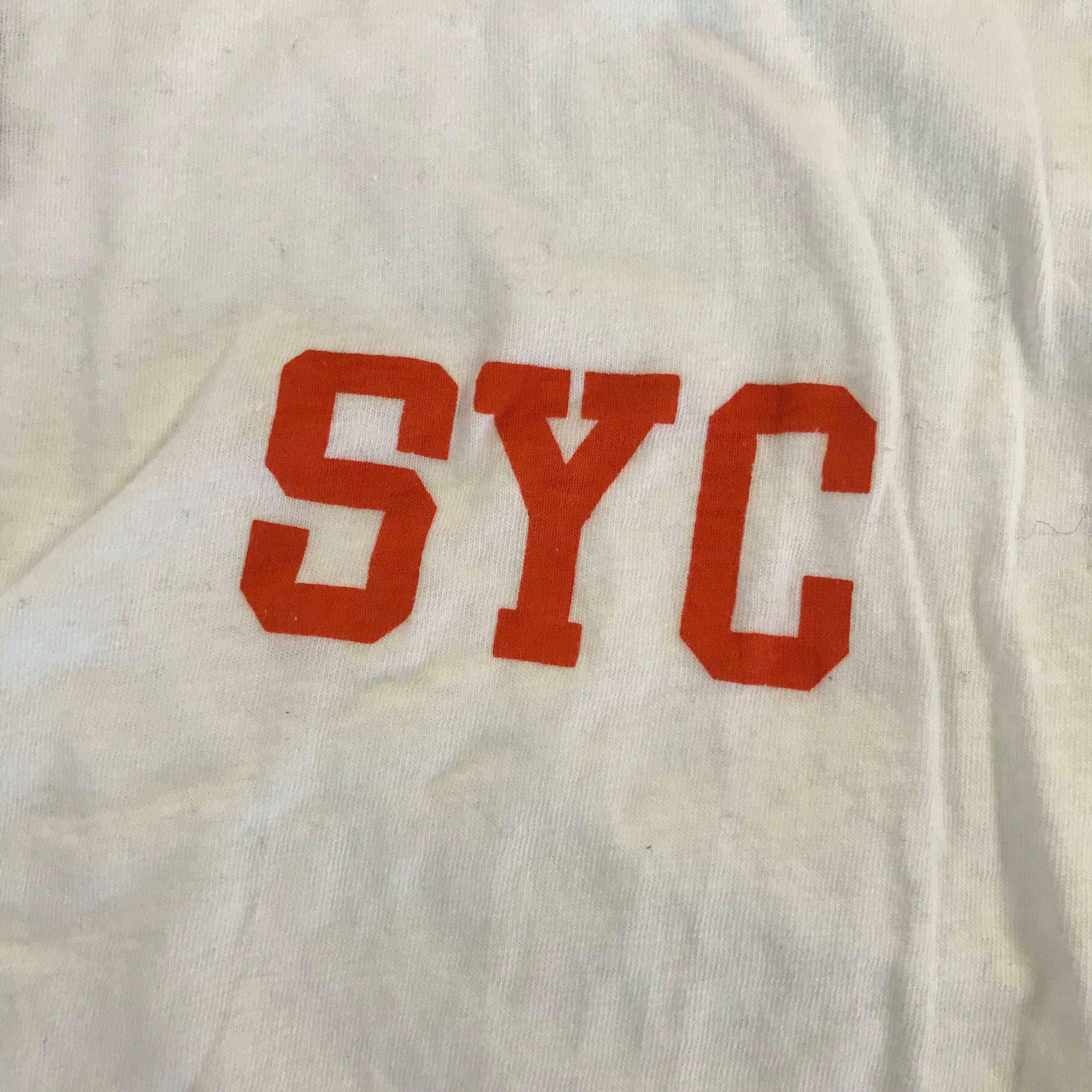 70s Southern Athletics Single Stitch Ringer Tee - M