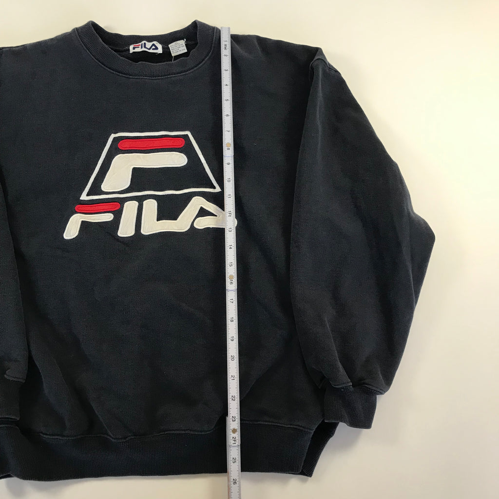 90s Fila x Grant Hill Navy Crewneck -  XL