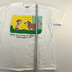 80s/90s Dog Comic Strip Single Stitch Tee - XL miUSA