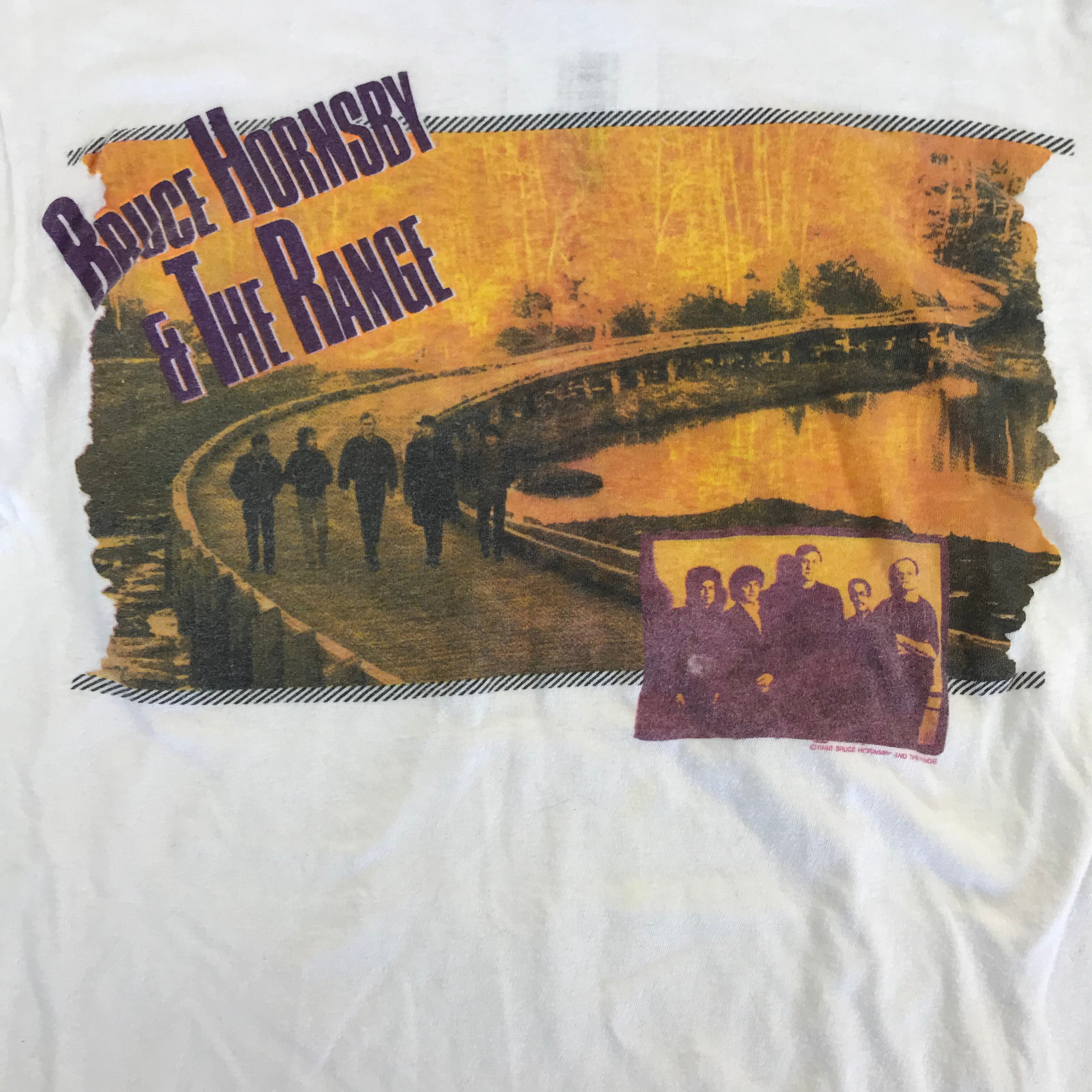 1988 Bruce Hornsby & The Range Screen Stars Single Stitch Tee - M/L miUSA