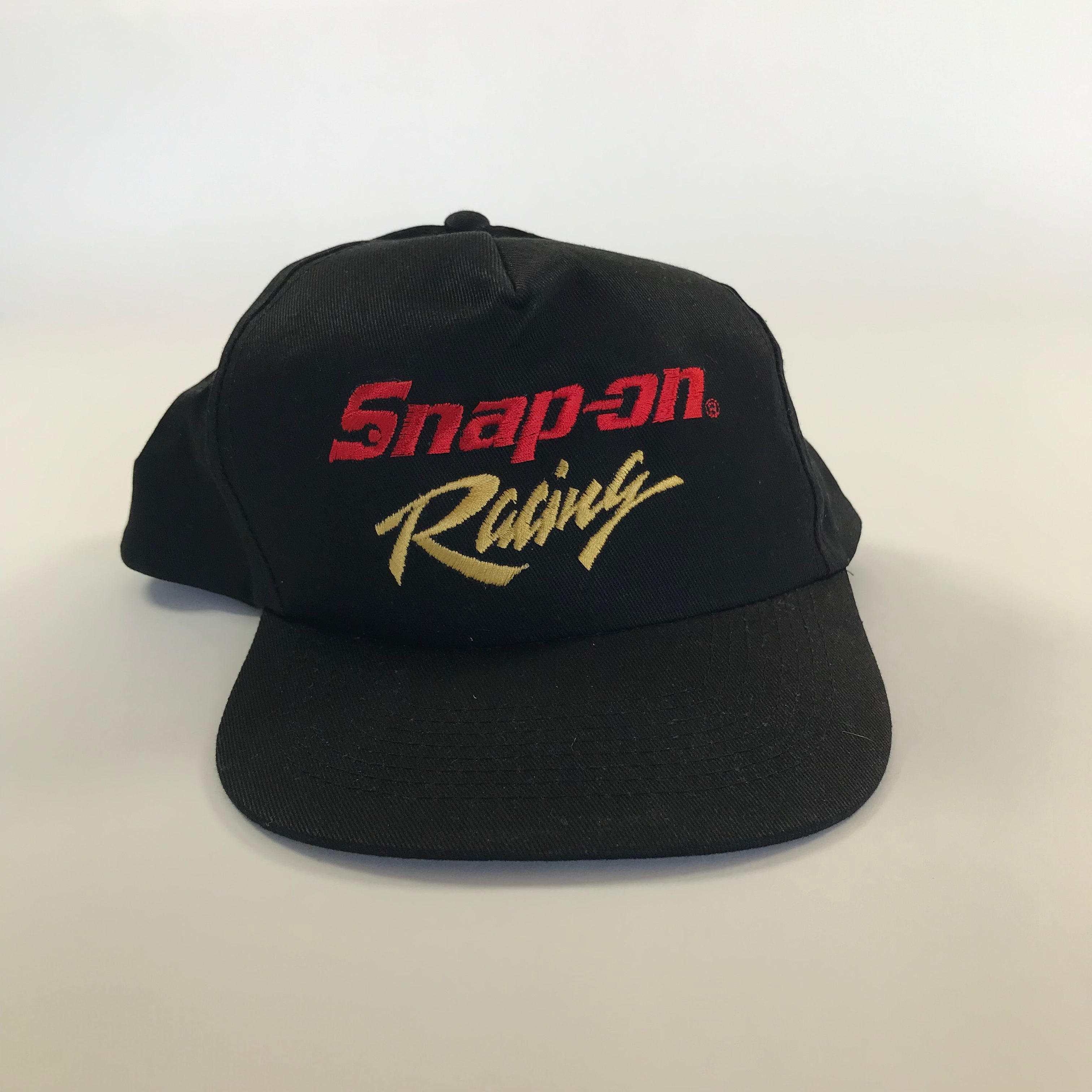 DEADSTOCK 90s Black Snap-On Racing Snapback