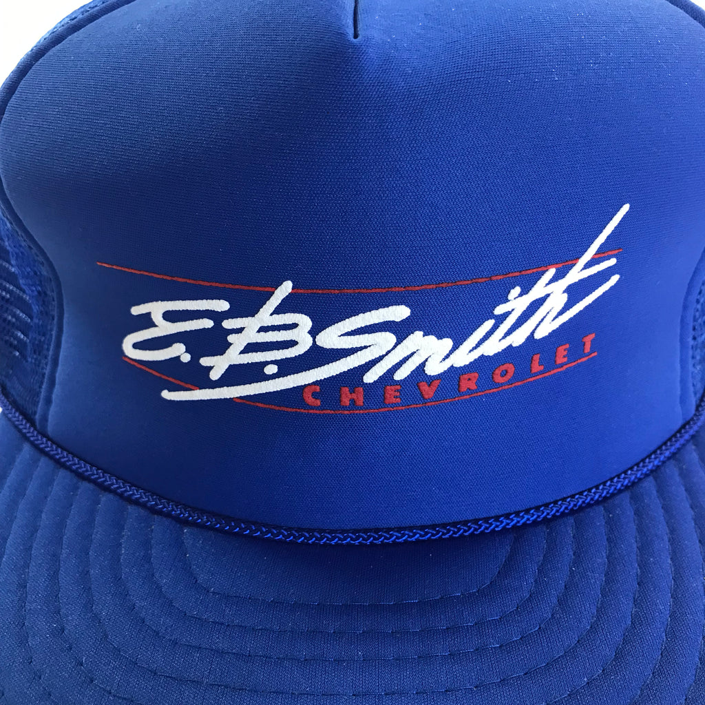 DEADSTOCK 80s Nashville E.B. Smith Chevrolet Snapback (1)