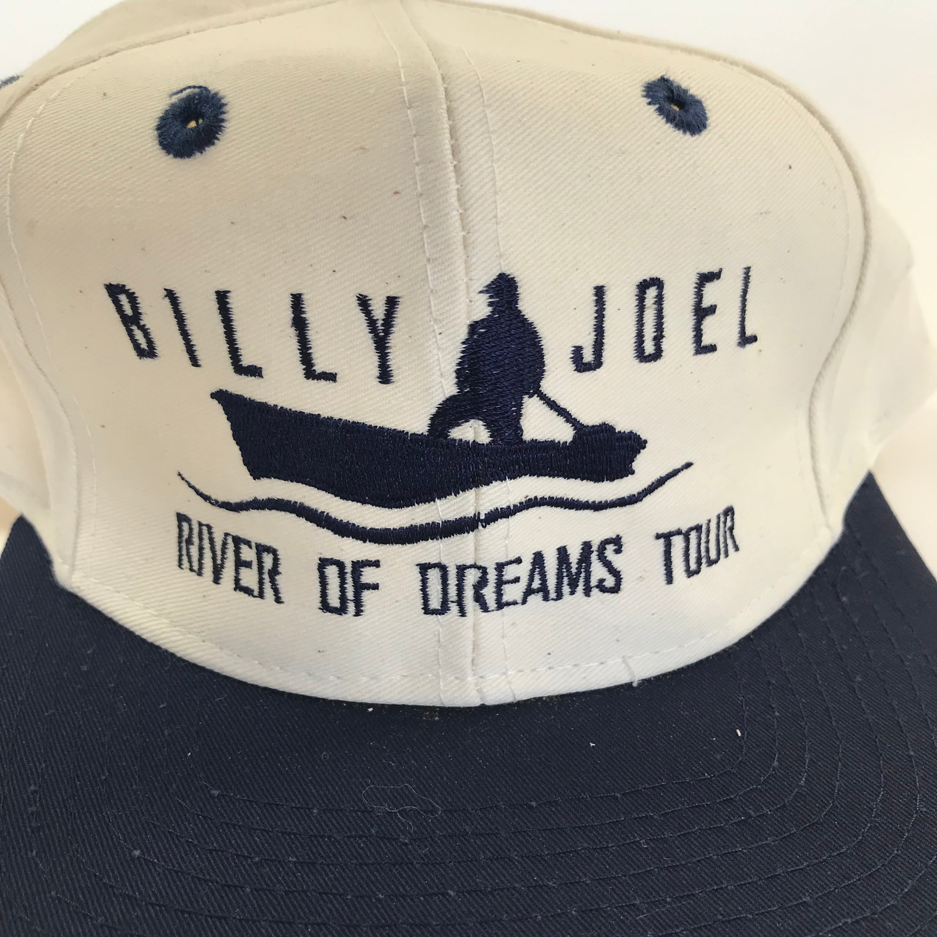 DEADSTOCK 90s Billy Joel River of Dreams Tour Two-Tone Snapback