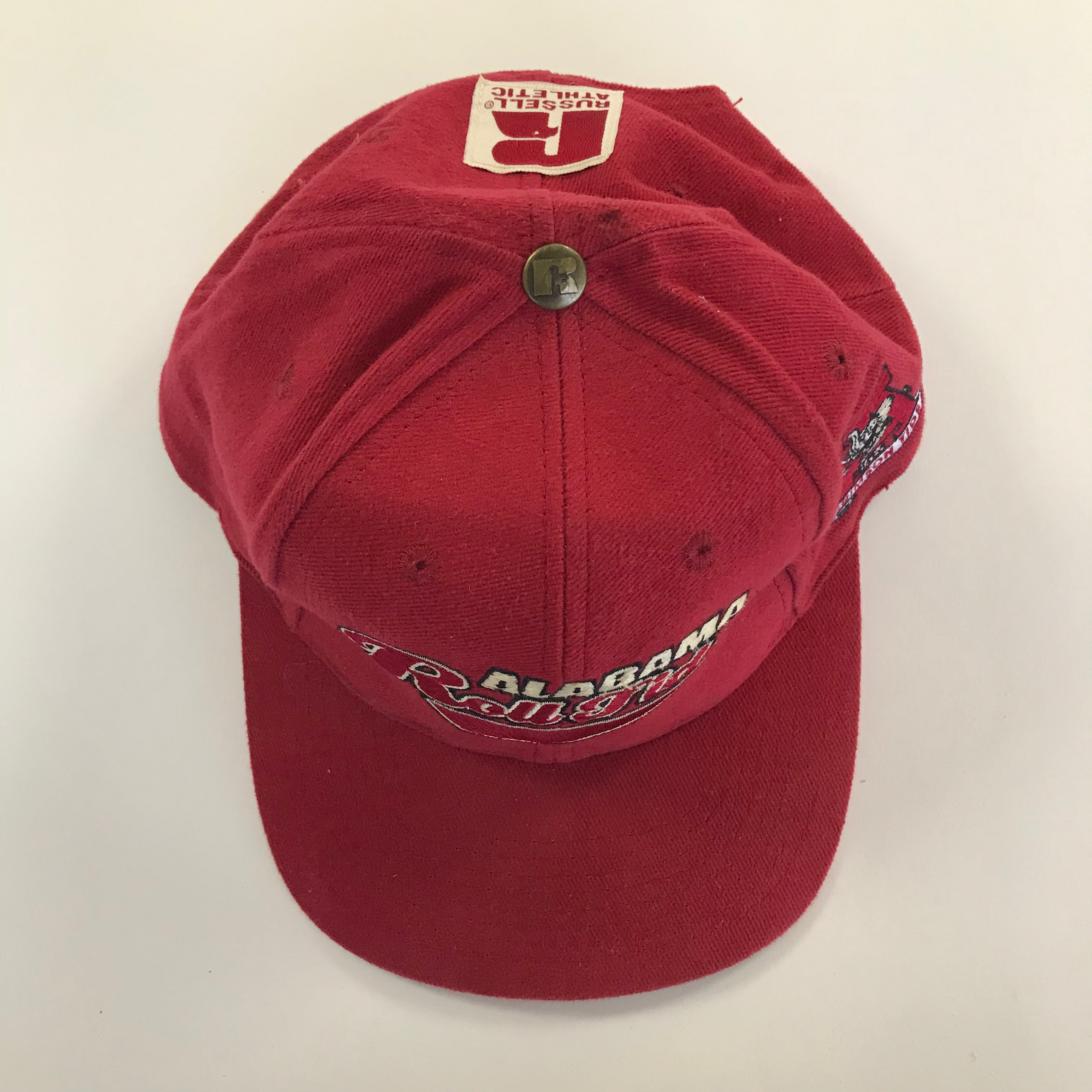 80s/90s Russell Athletics Alabama Roll Tide Big A Side Logo Strapback