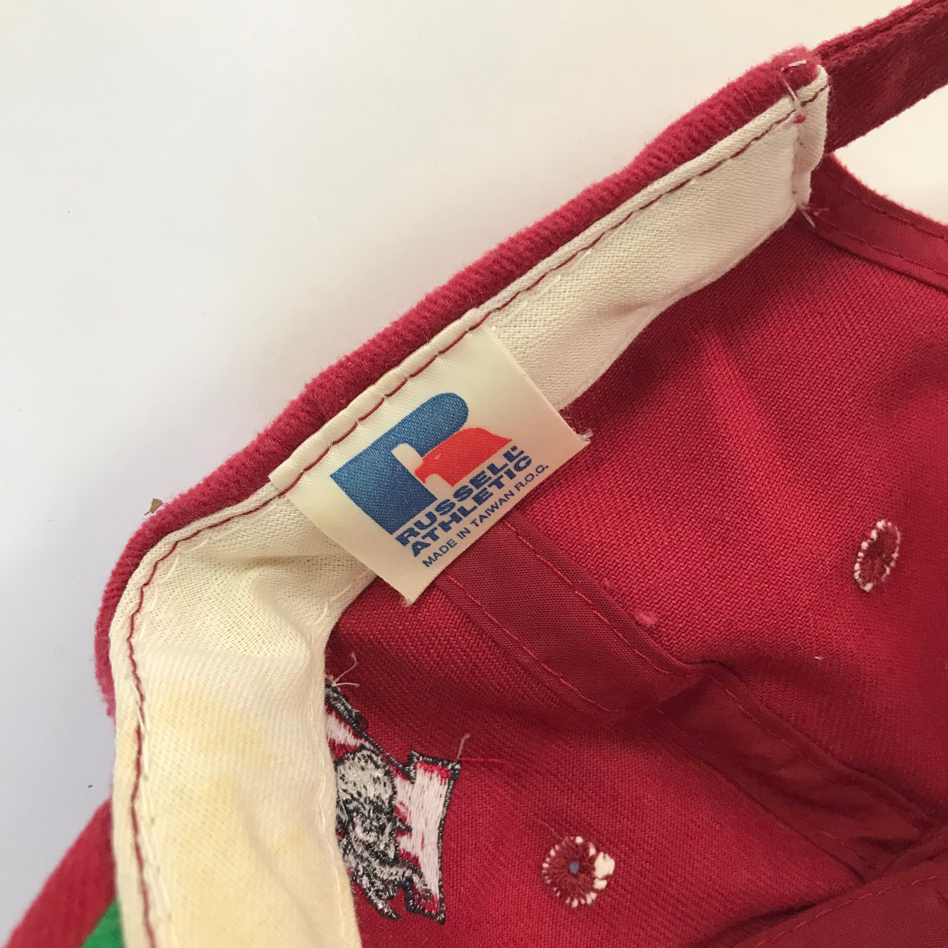 80s/90s Russell Athletics Alabama Roll Tide Big A Side Logo Strapback