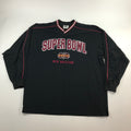 Y2K Super Bowl XXXVI V-Neck Lee Pullover - 2XL