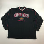 Y2K Super Bowl XXXVI V-Neck Lee Pullover - 2XL