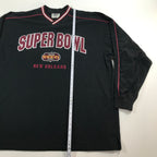 Y2K Super Bowl XXXVI V-Neck Lee Pullover - 2XL
