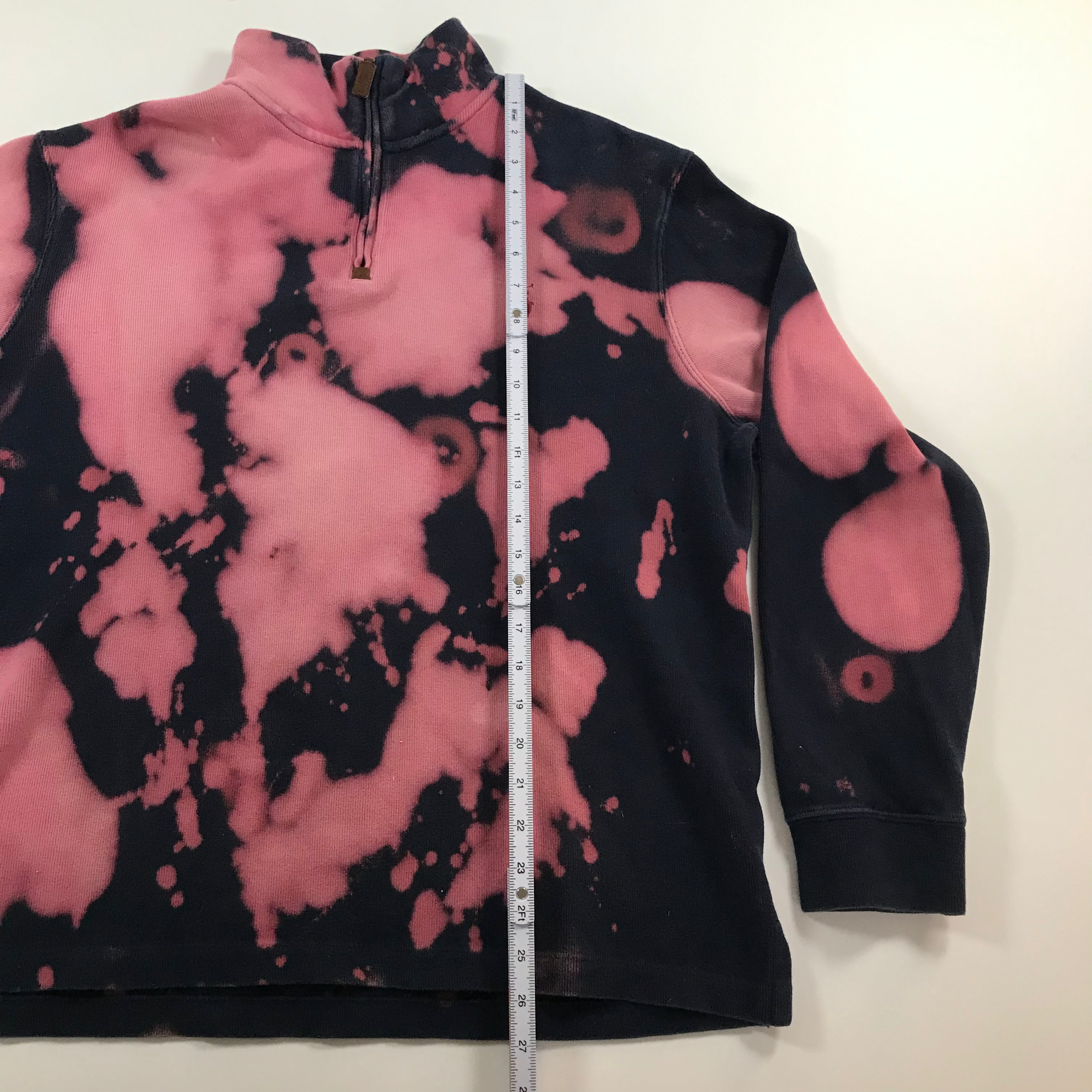 Custom Dyed Ralph Lauren Polo 1/4 Zip Pullover - L