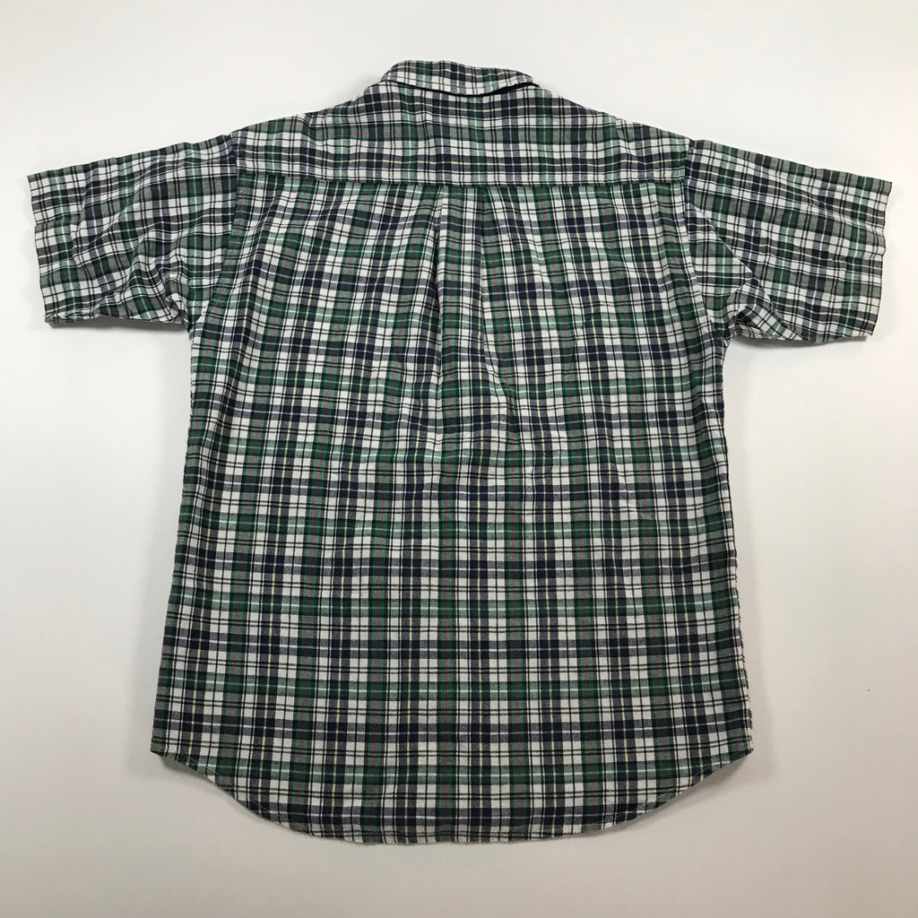 90s Duck Head S/S Plaid Button-Up - L