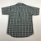 90s Duck Head S/S Plaid Button-Up - L