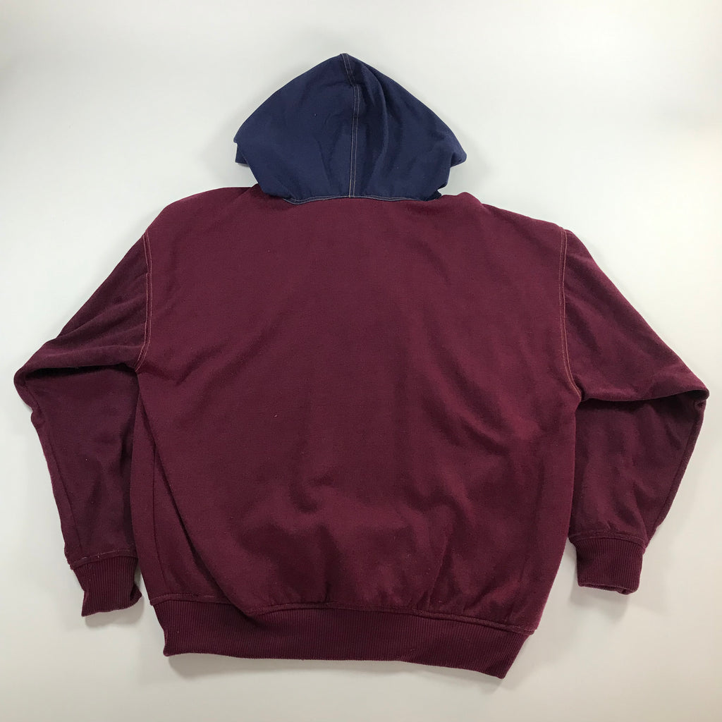 80s/90s Gitano Color Block Hybrid Sweatshirt - XL