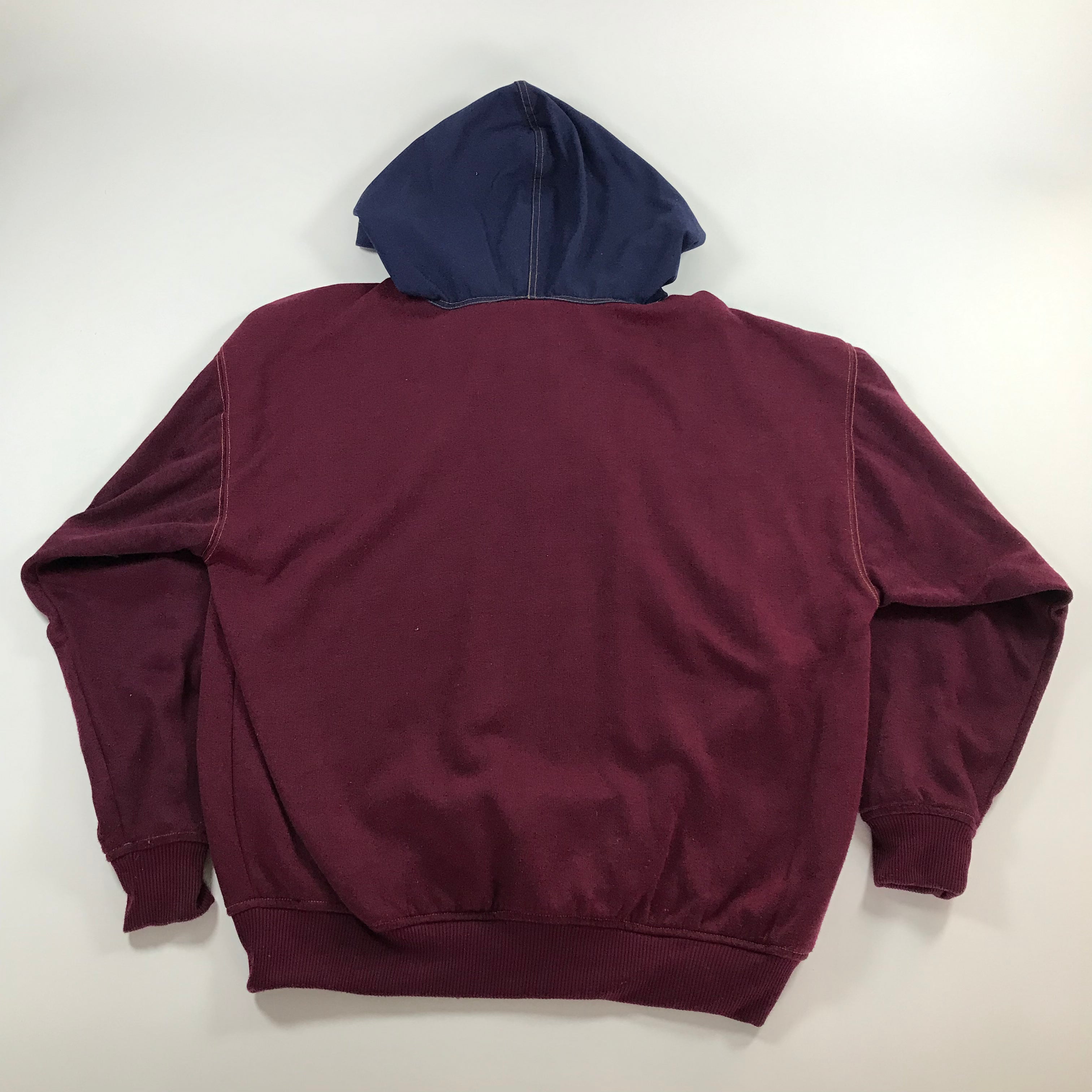 80s/90s Gitano Color Block Hybrid Sweatshirt - XL